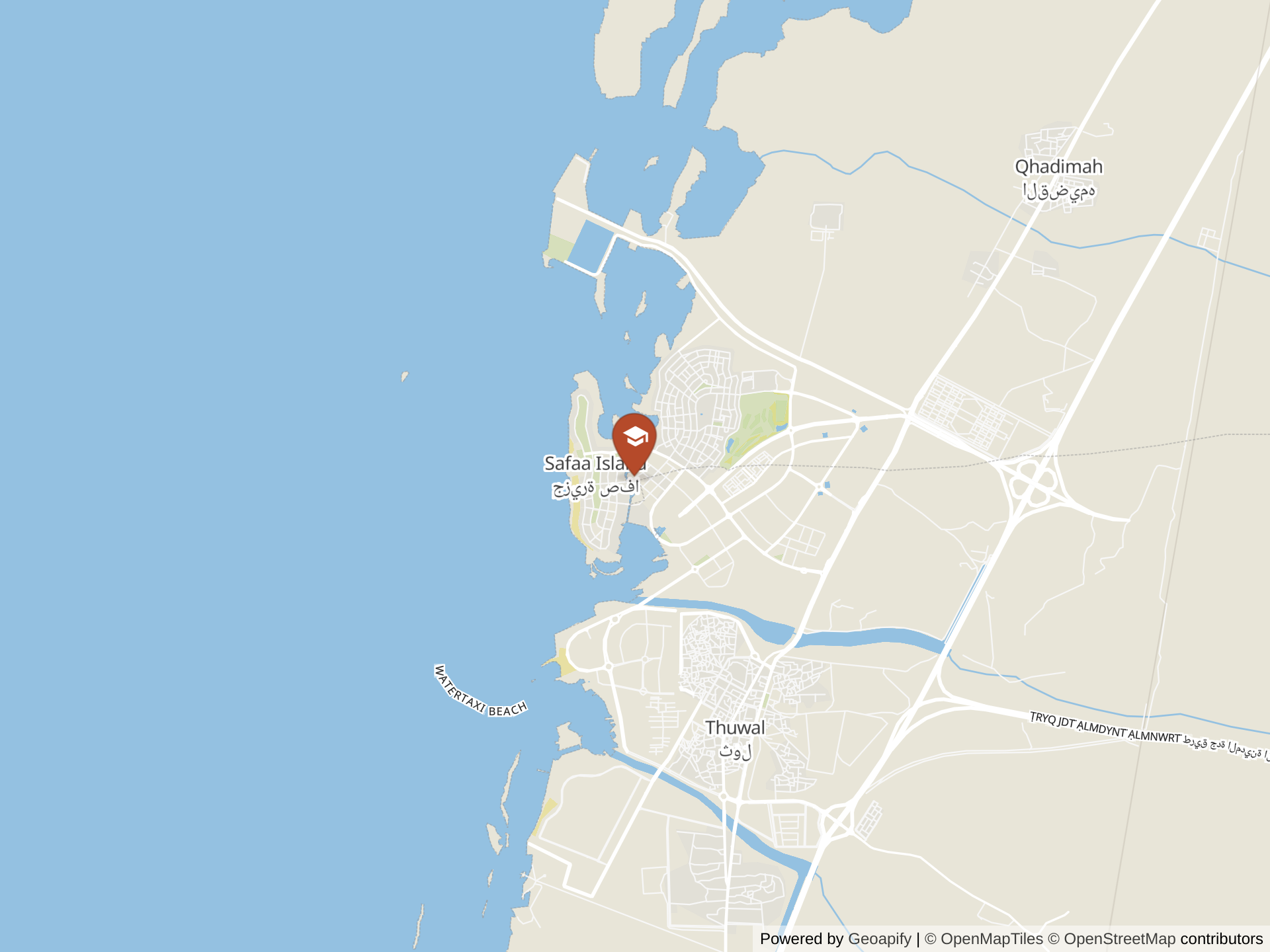 Map of The KAUST School