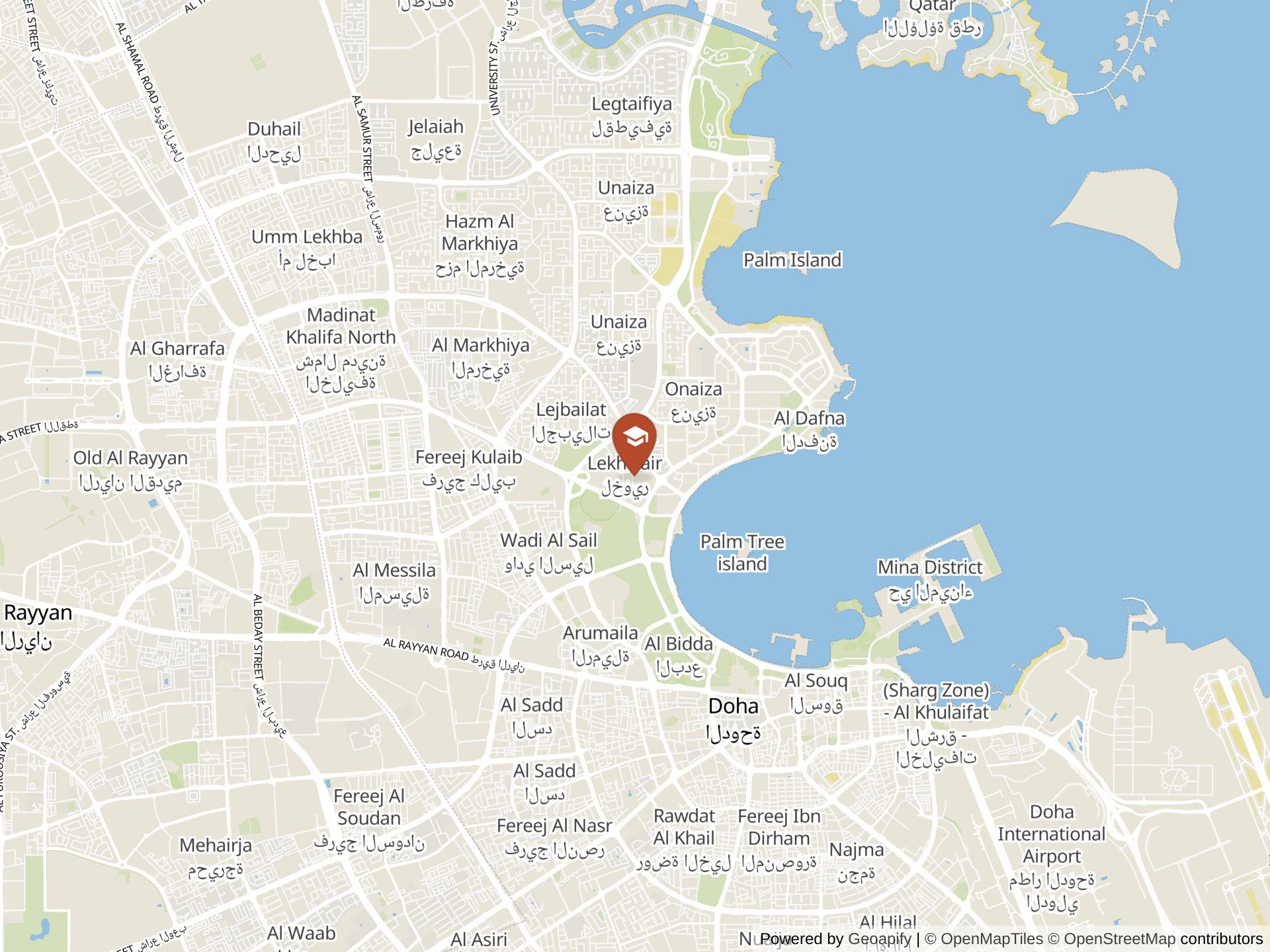 Map of Awsaj Academy