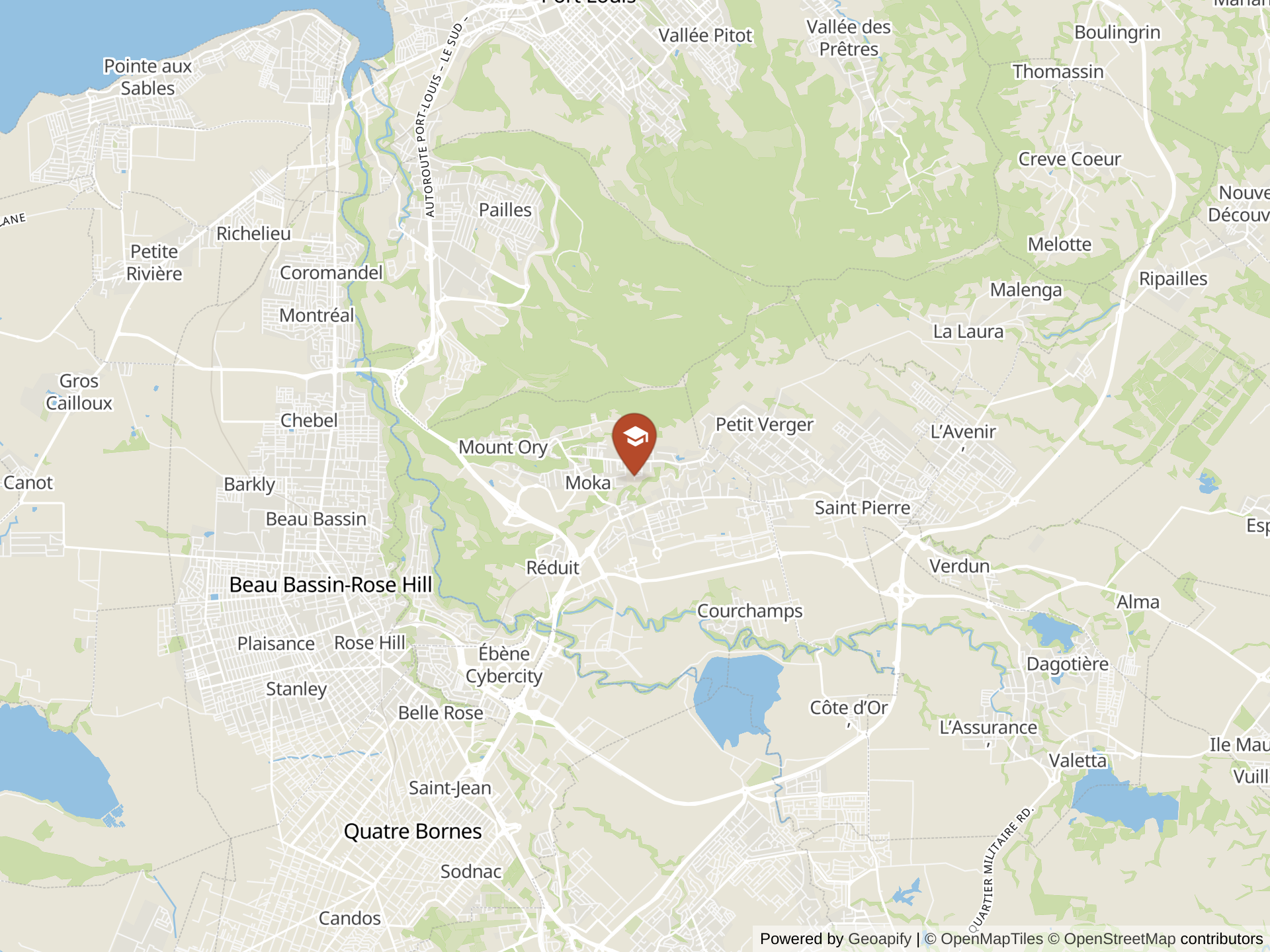Map of Le Bocage International School
