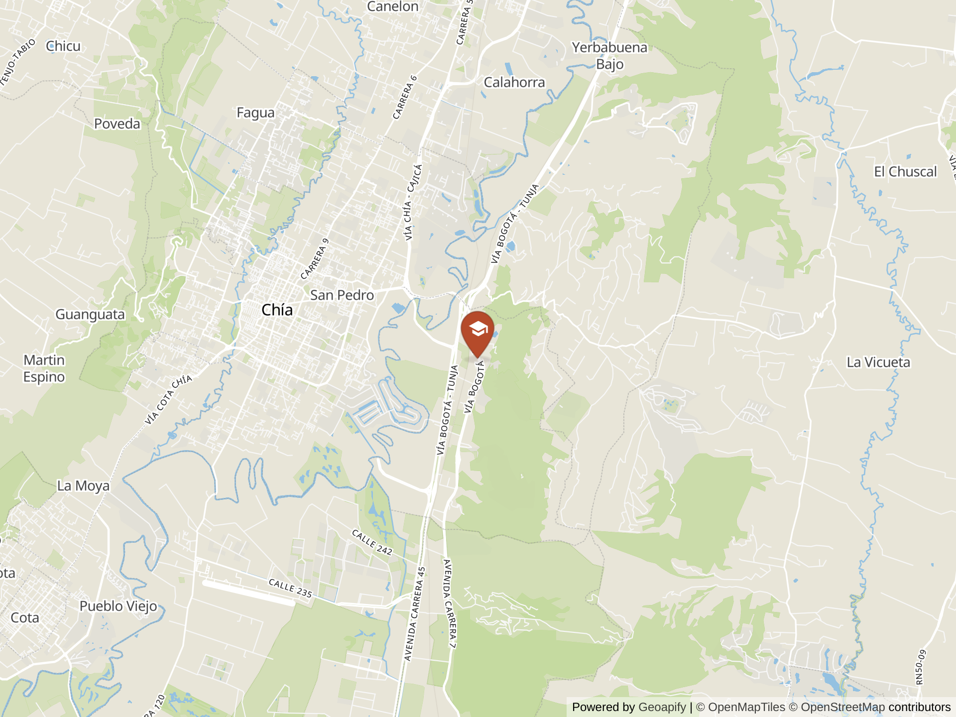 Map of Rochester School