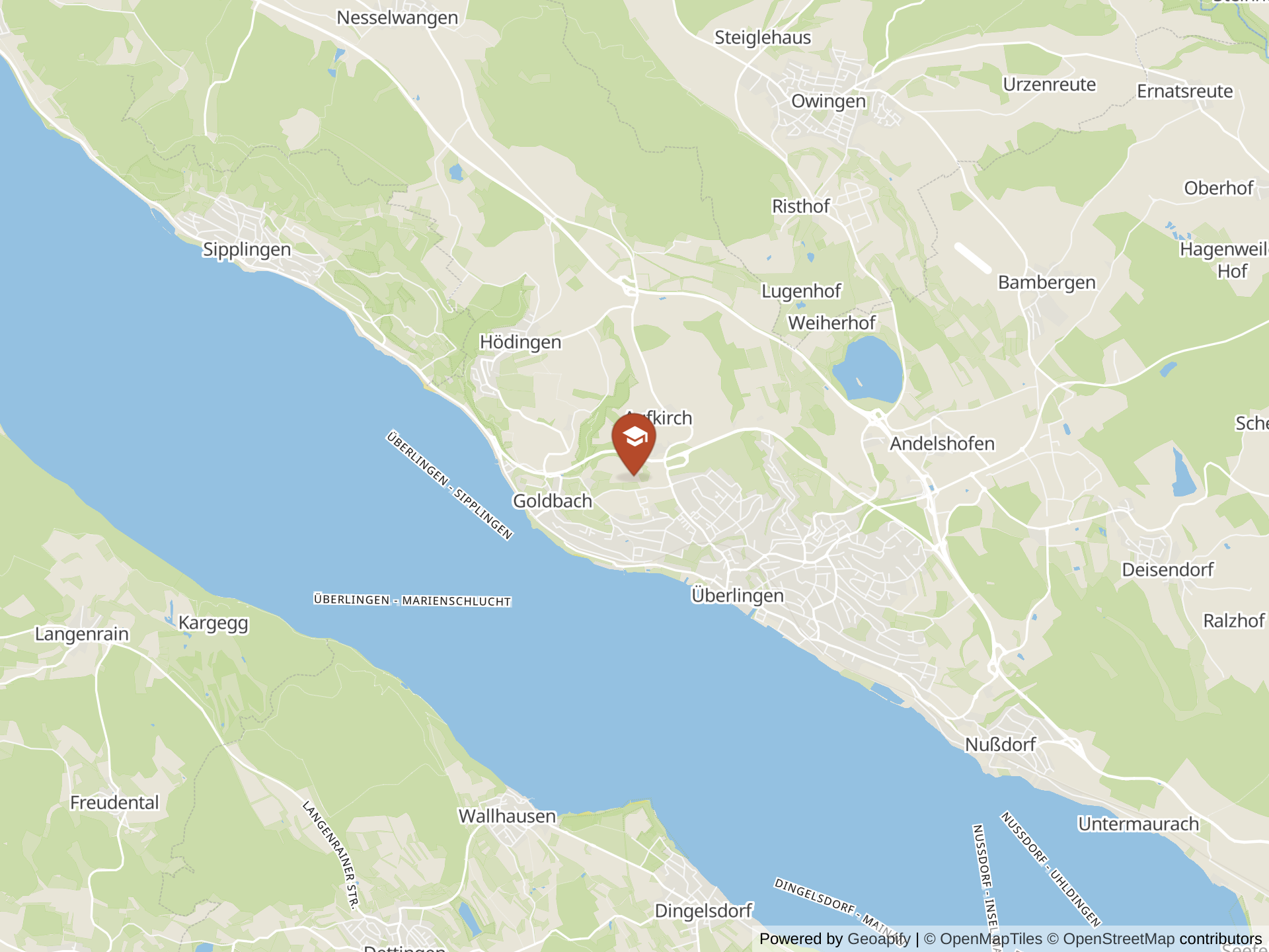 Map of Schule Schloss Salem