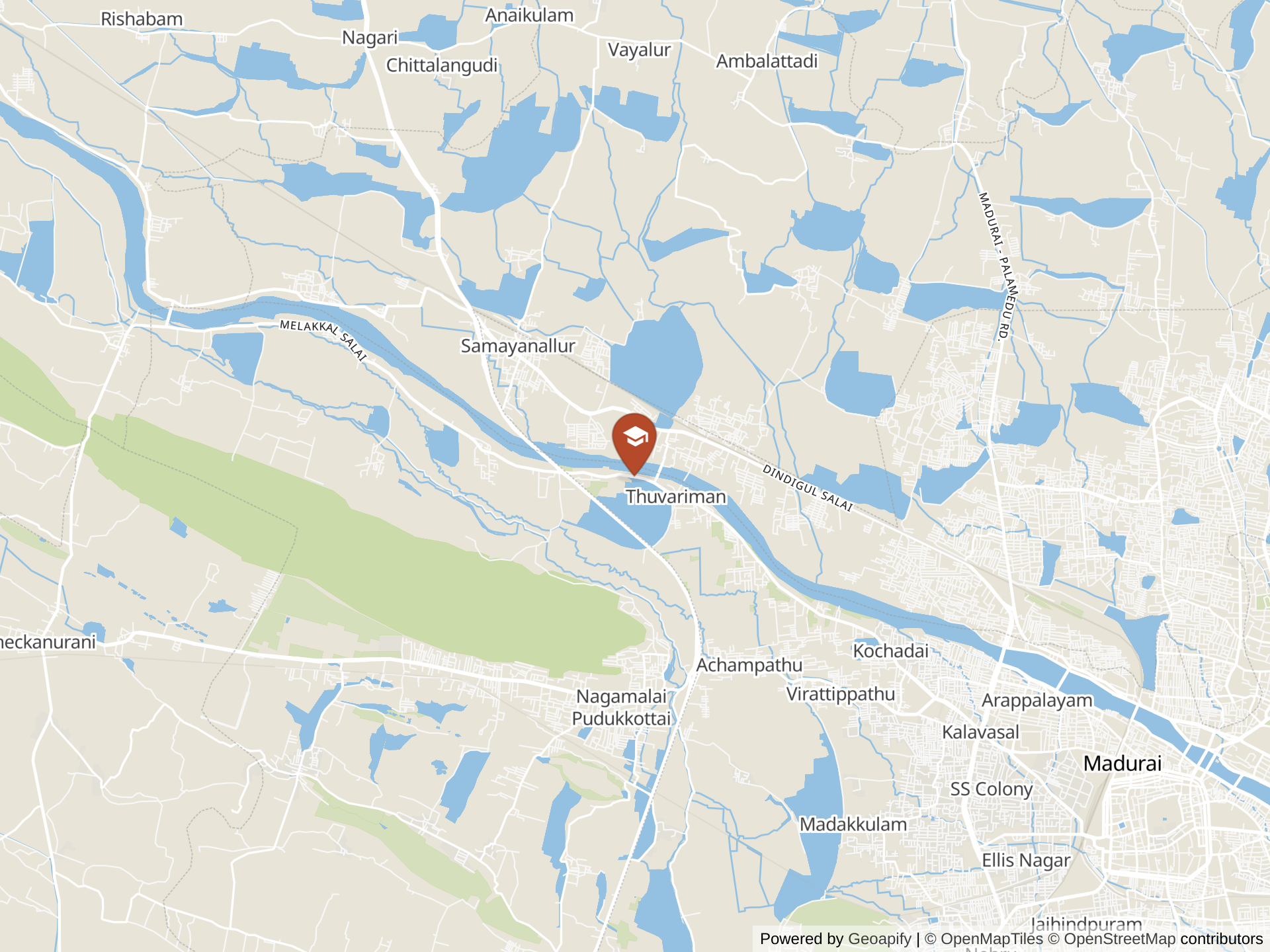 Map of Queen Mira International School