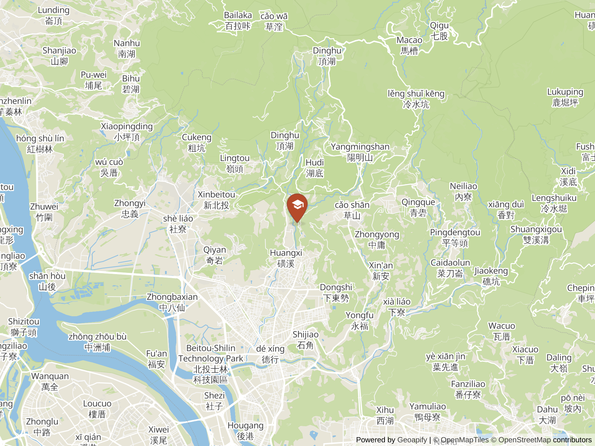 Map of Taipei European School