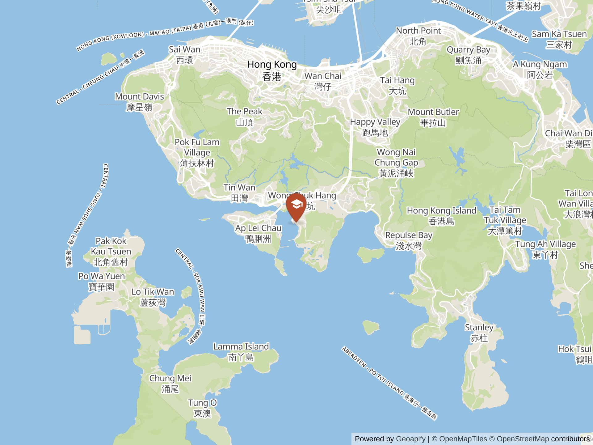 Map of Victoria Shanghai Academy