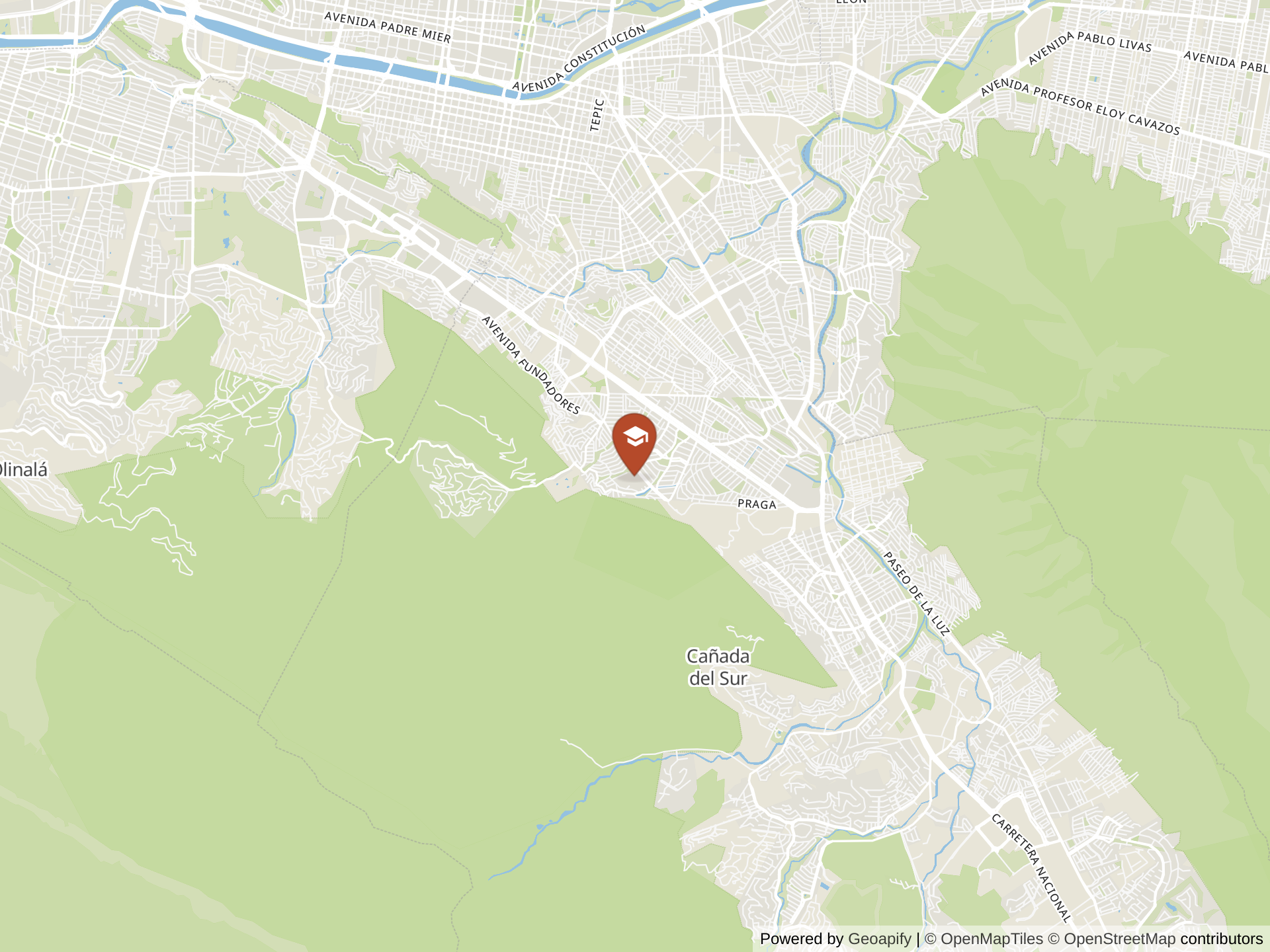 Map of San Patricio International School