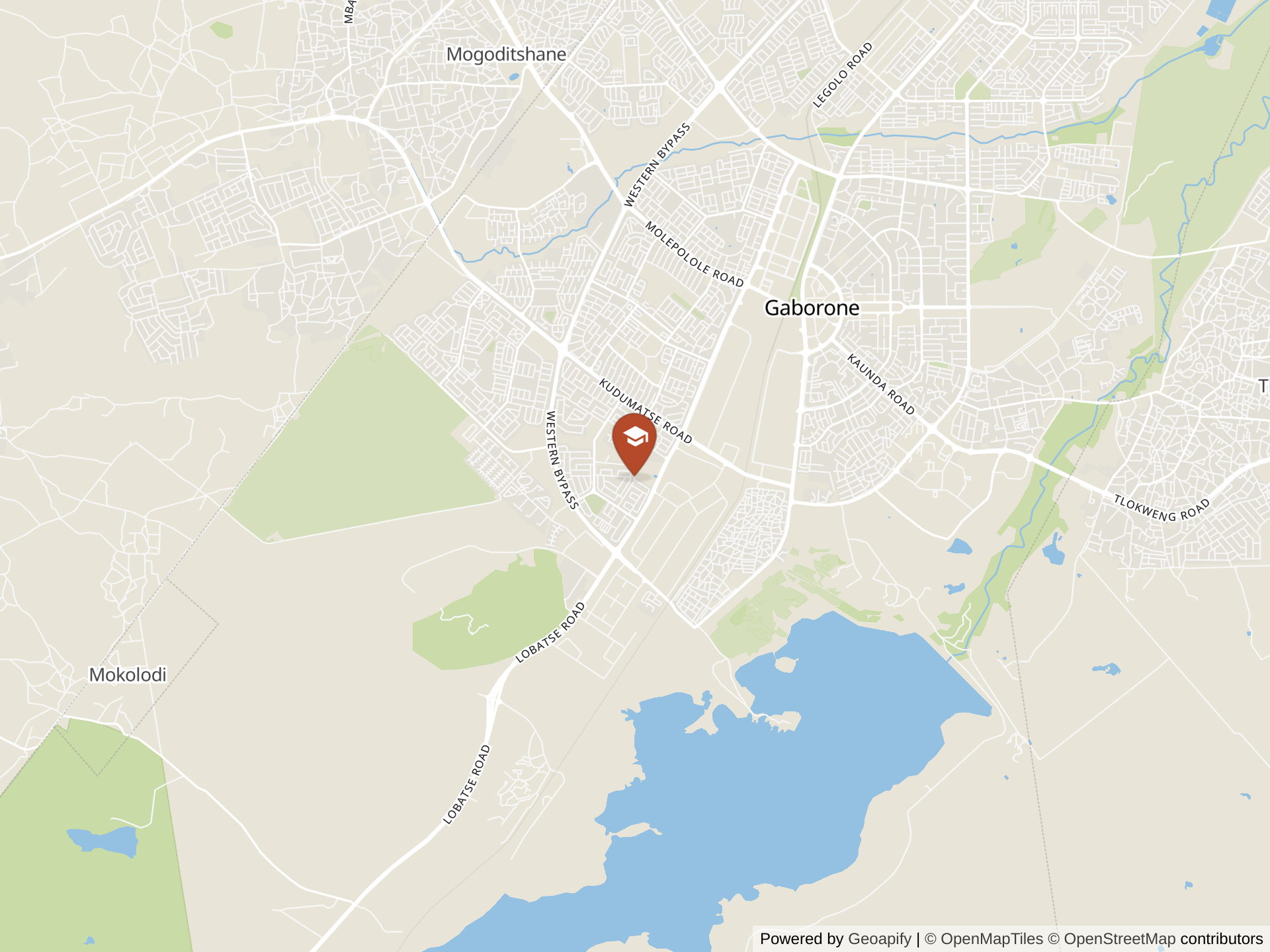 Map of Westwood International School