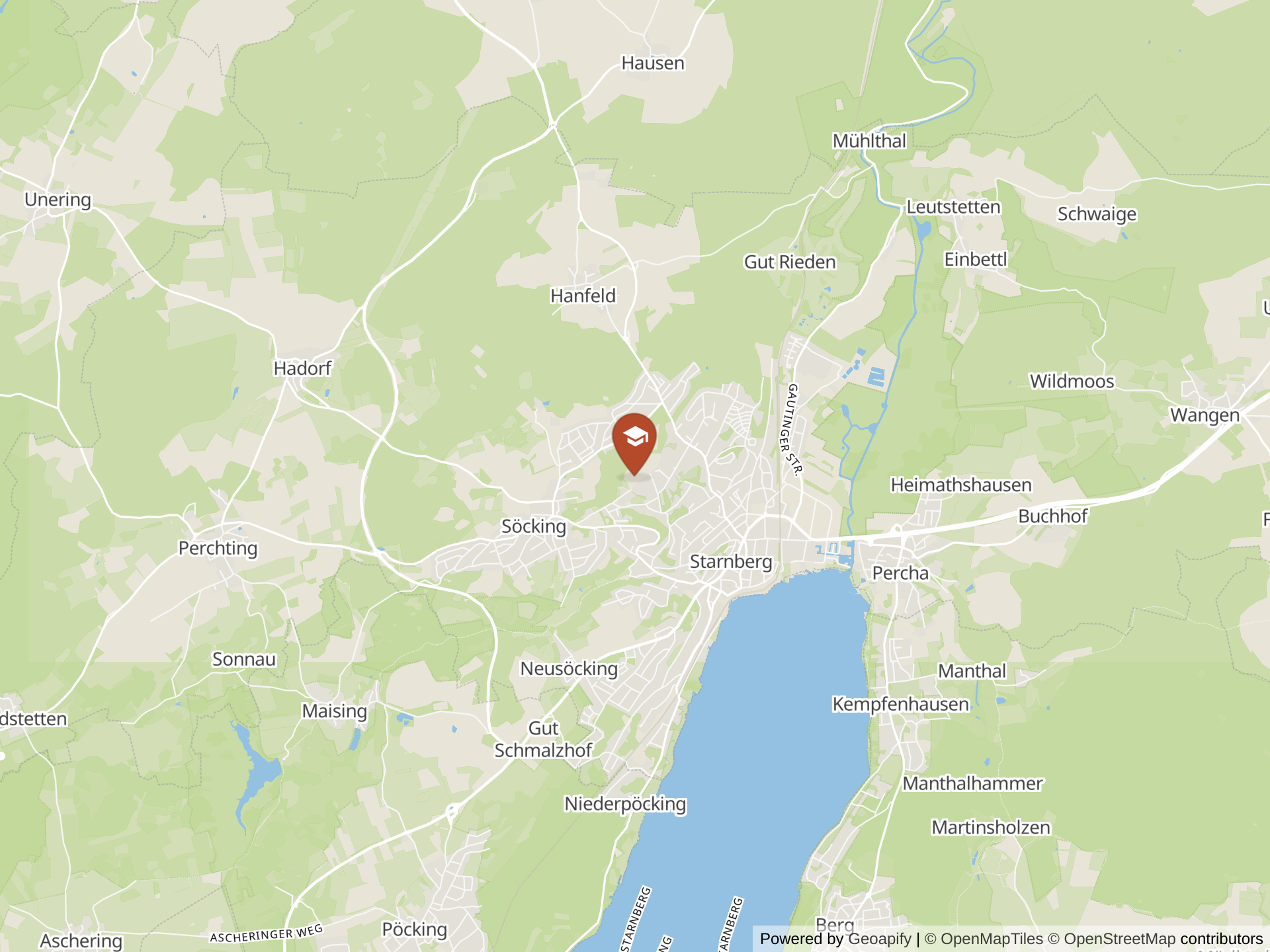 Map of Munich International School