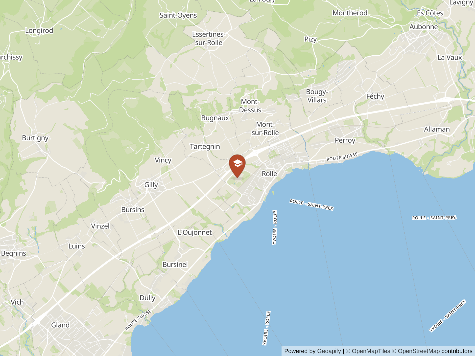 Map of Institut Le Rosey