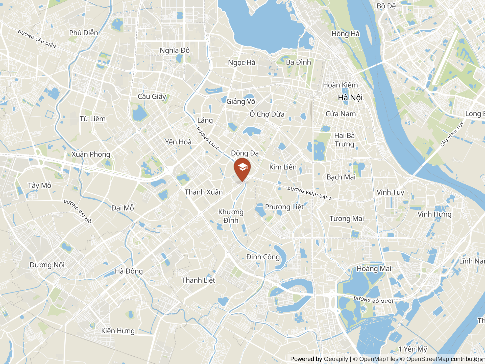 Map of British Vietnamese International School, Hanoi