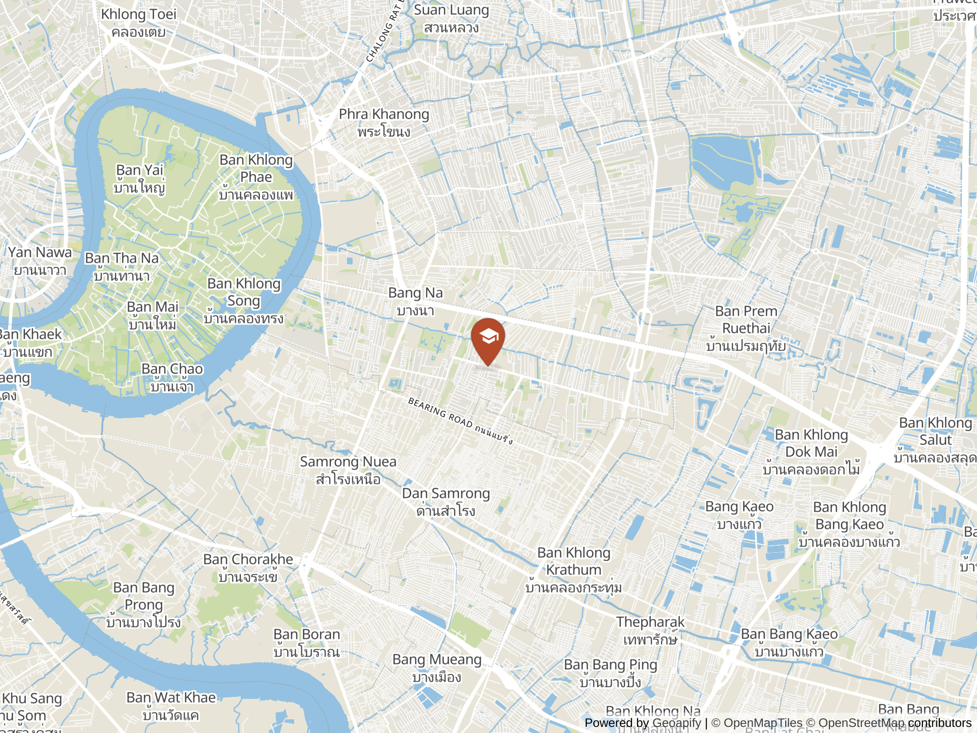 Map of Bangkok Patana School