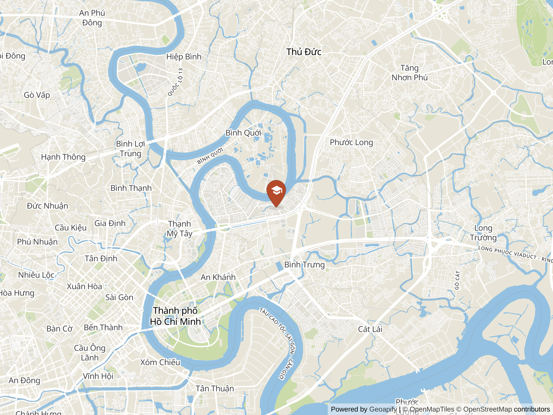 Map of International School Ho Chi Minh City