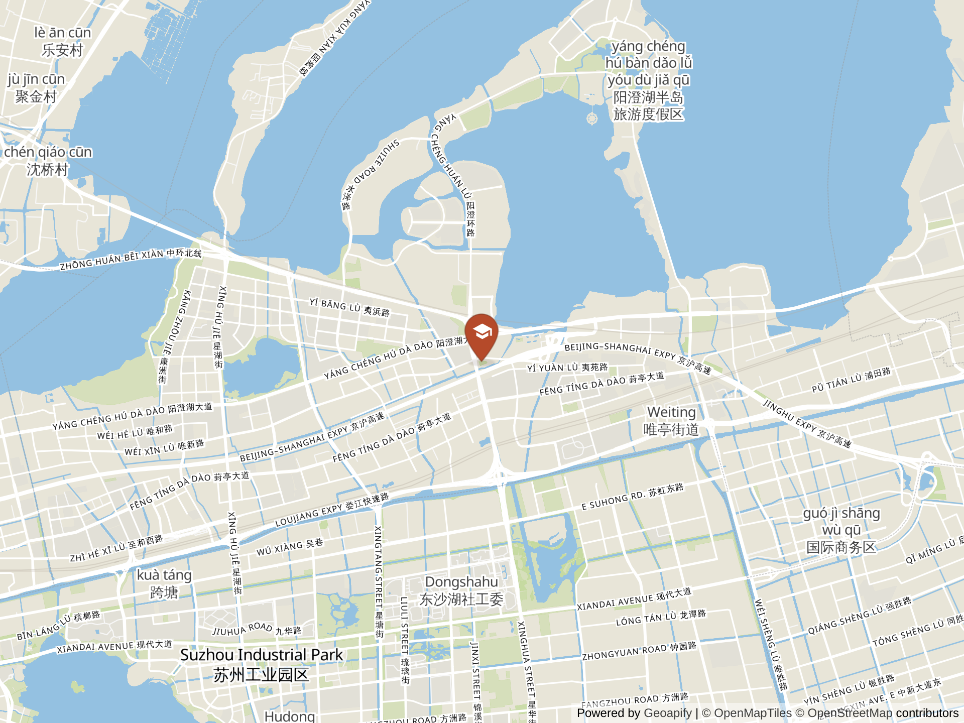 Map of Suzhou Singapore International School