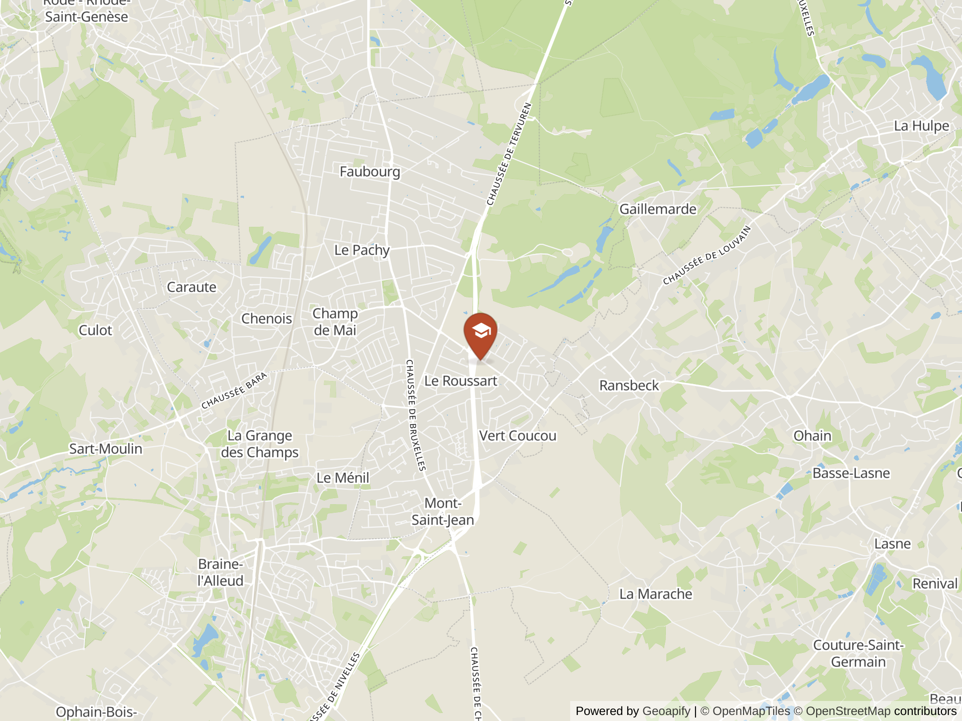 Map of St John's International School