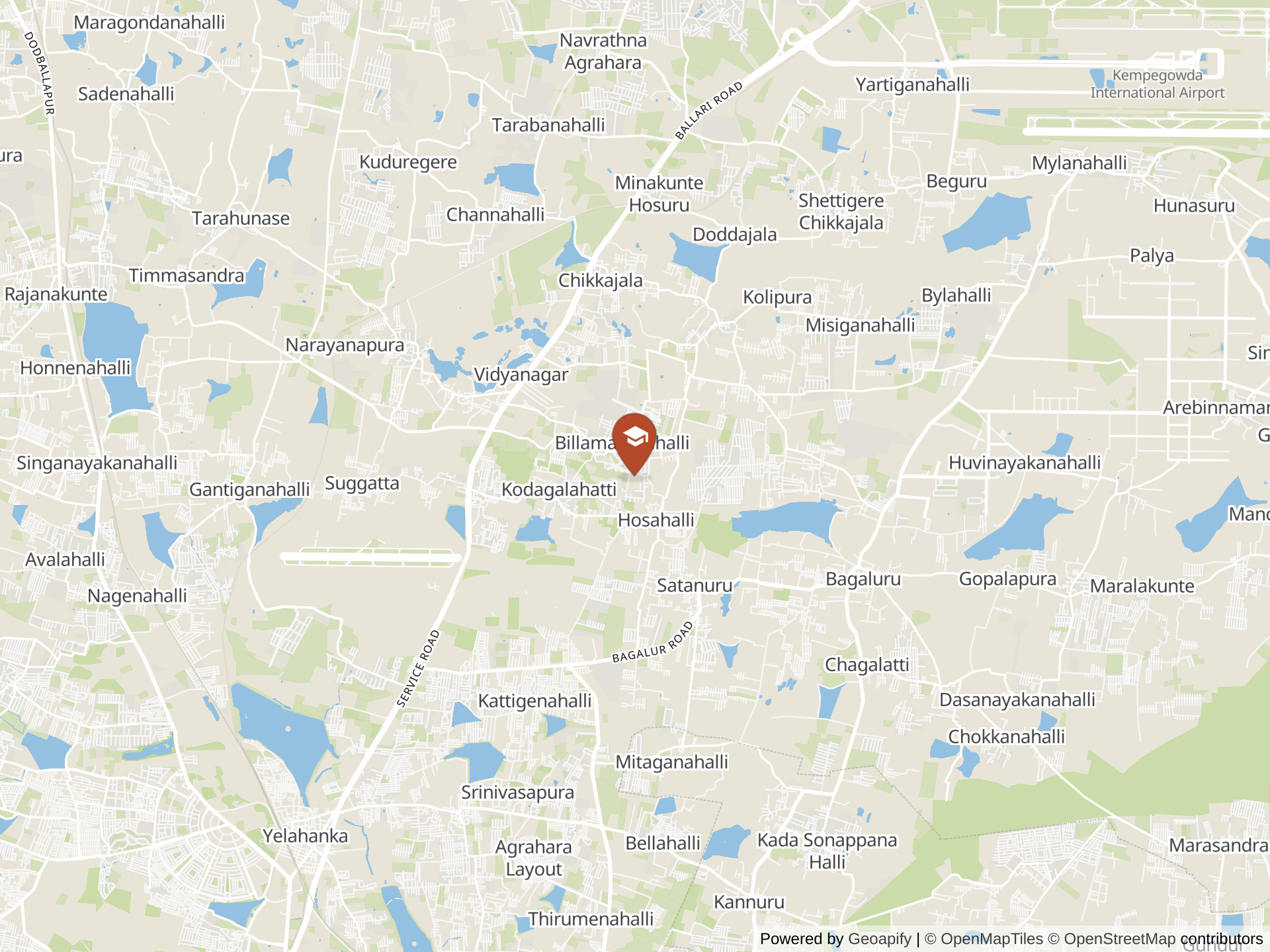 Map of Stonehill International School