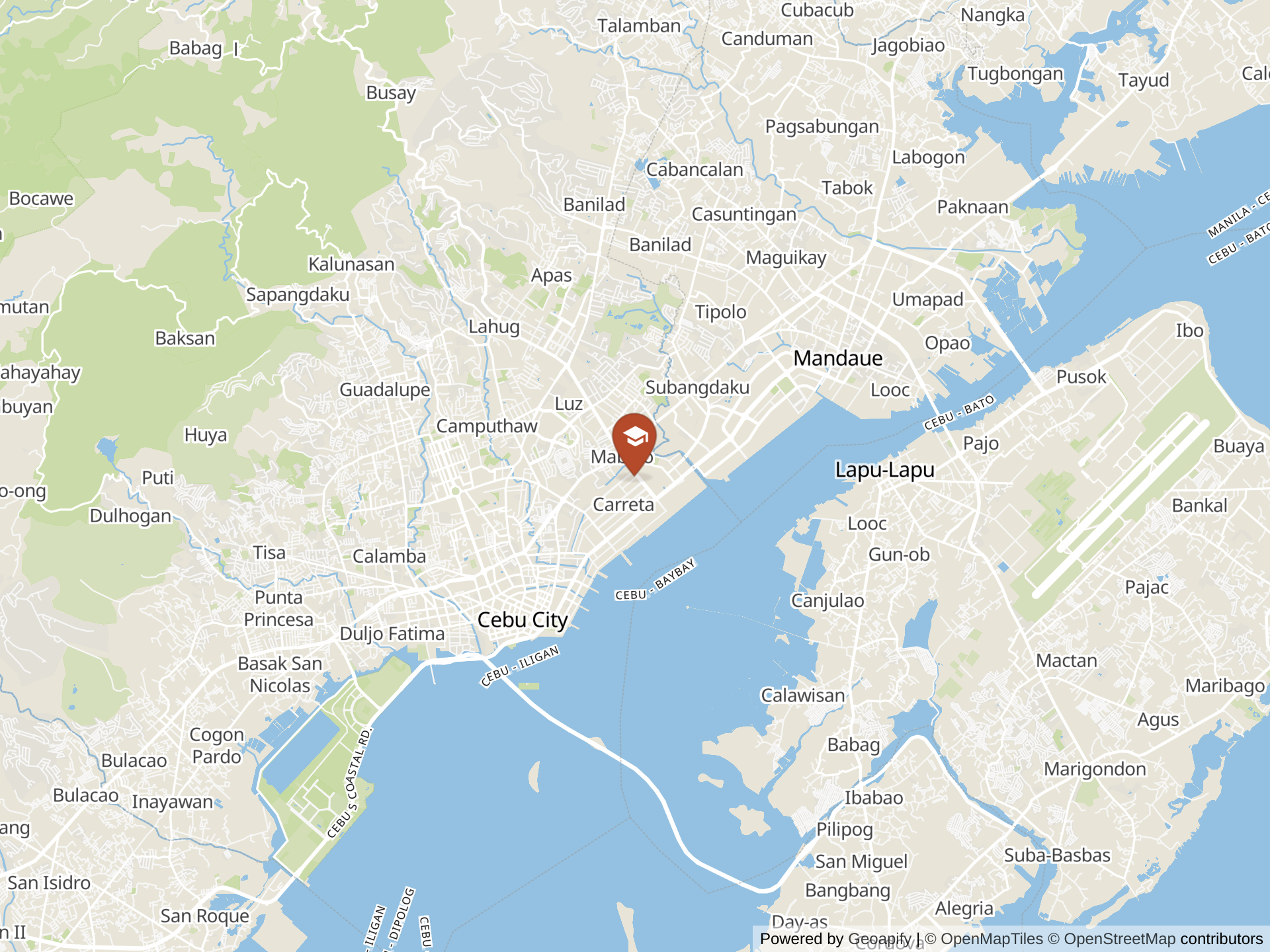 Map of Cebu International School