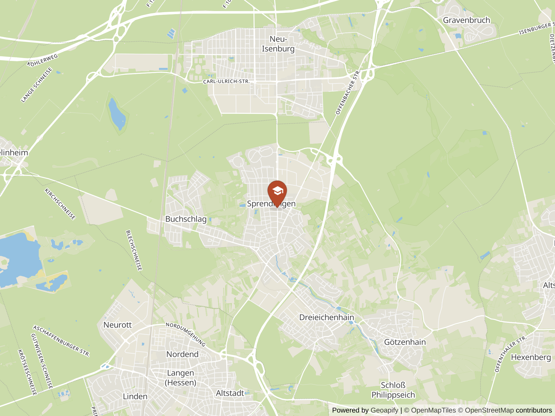 Map of Strothoff International School