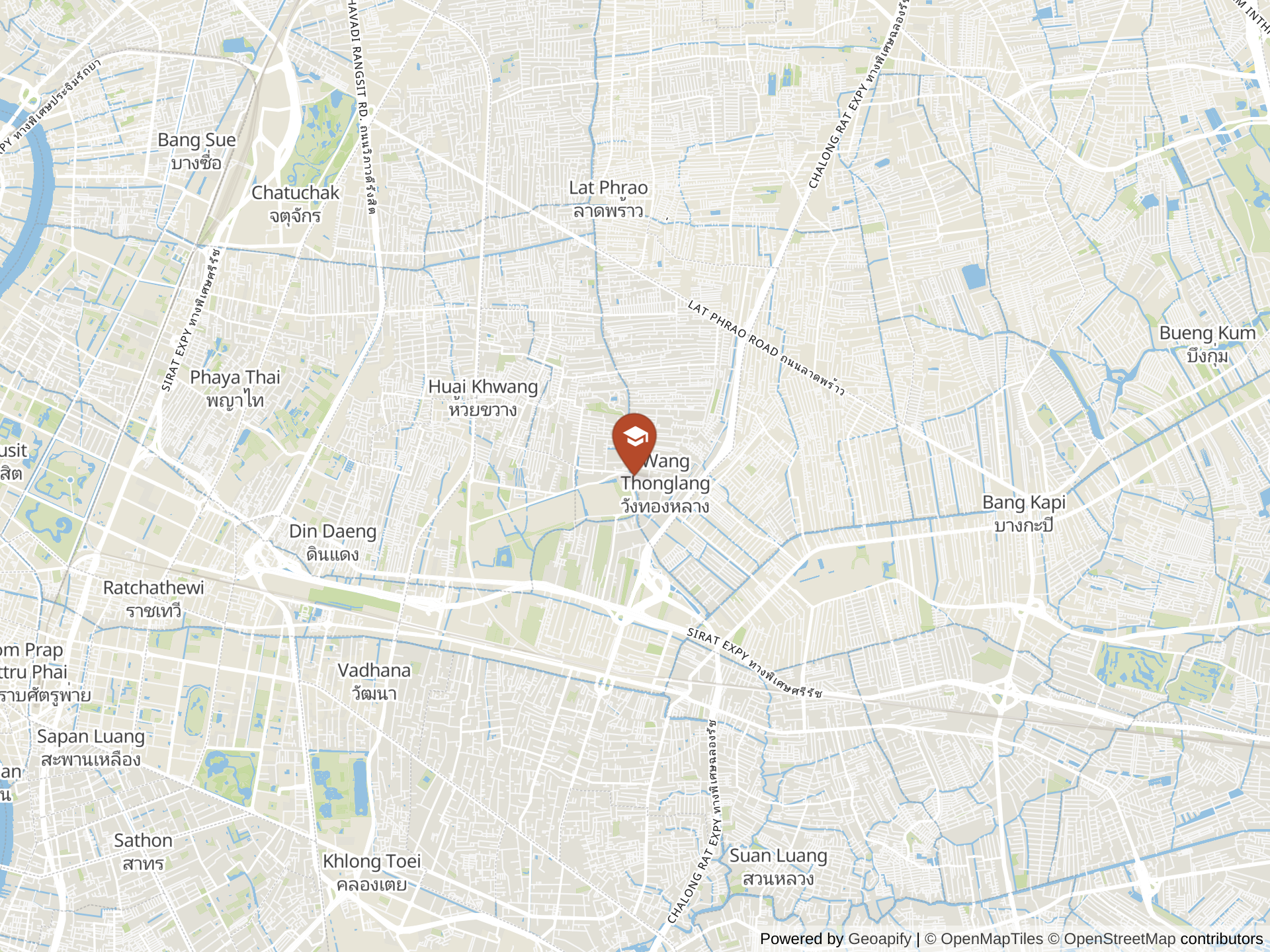 Map of KIS International School, Bangkok