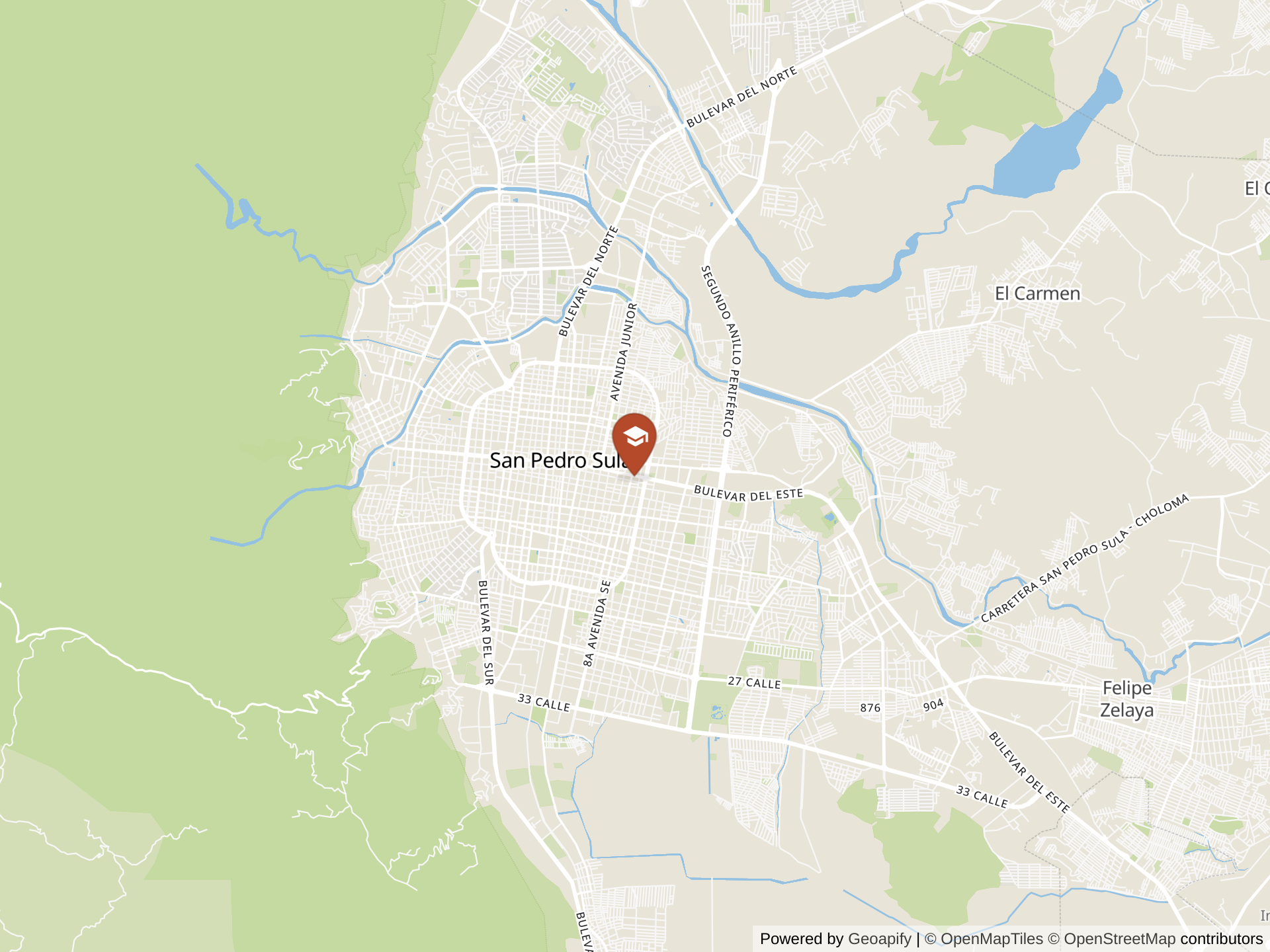 Map of Happy Days School & Freedom High School