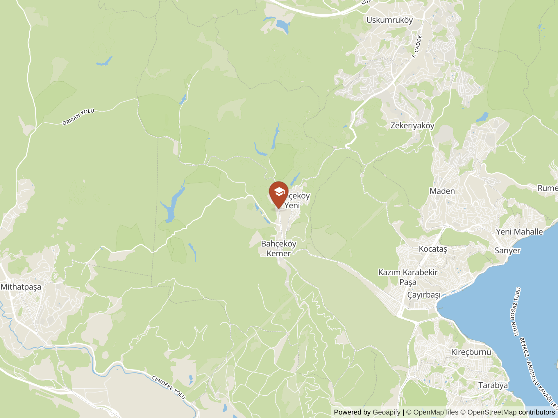 Map of Aci Schools