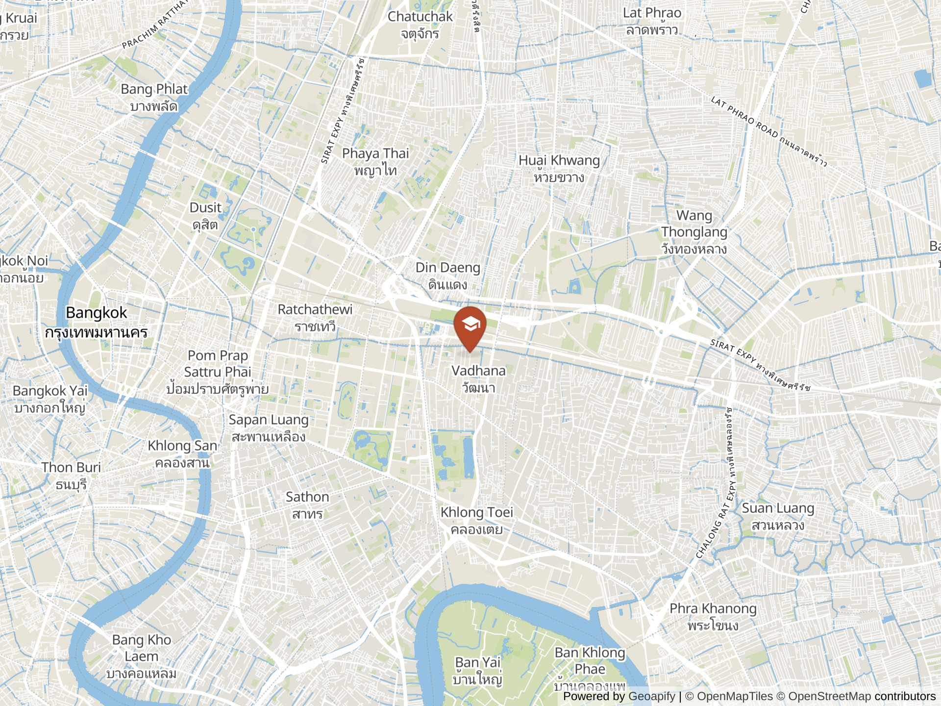 Map of NIST International School
