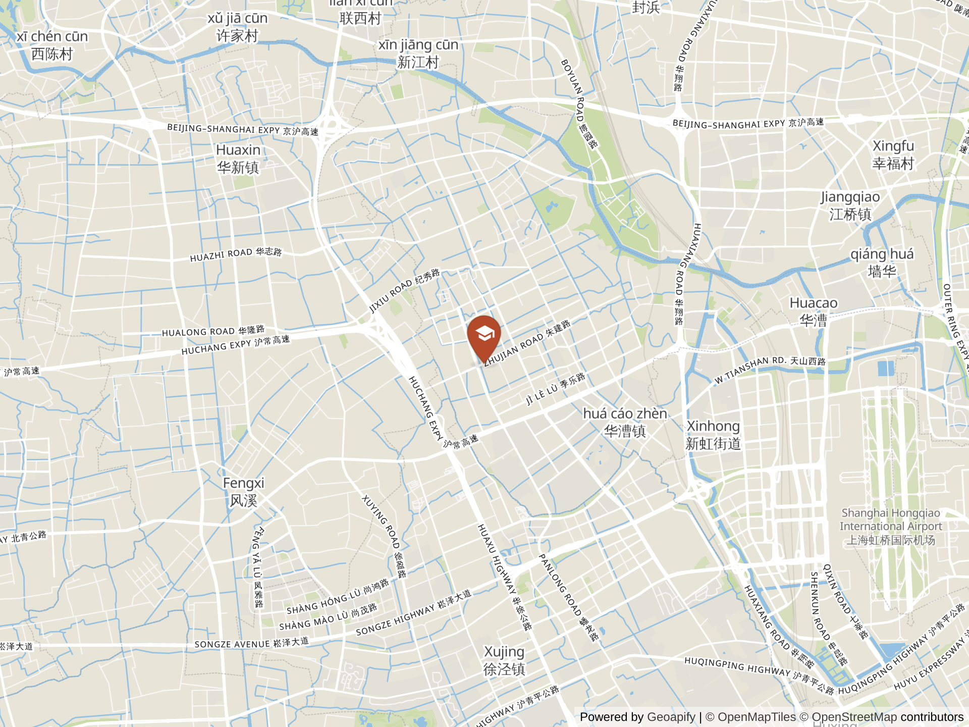 Map of Shanghai Singapore International School