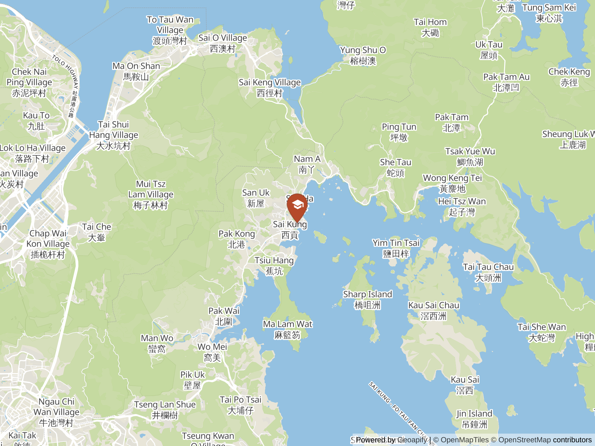 Map of Hong Kong Academy