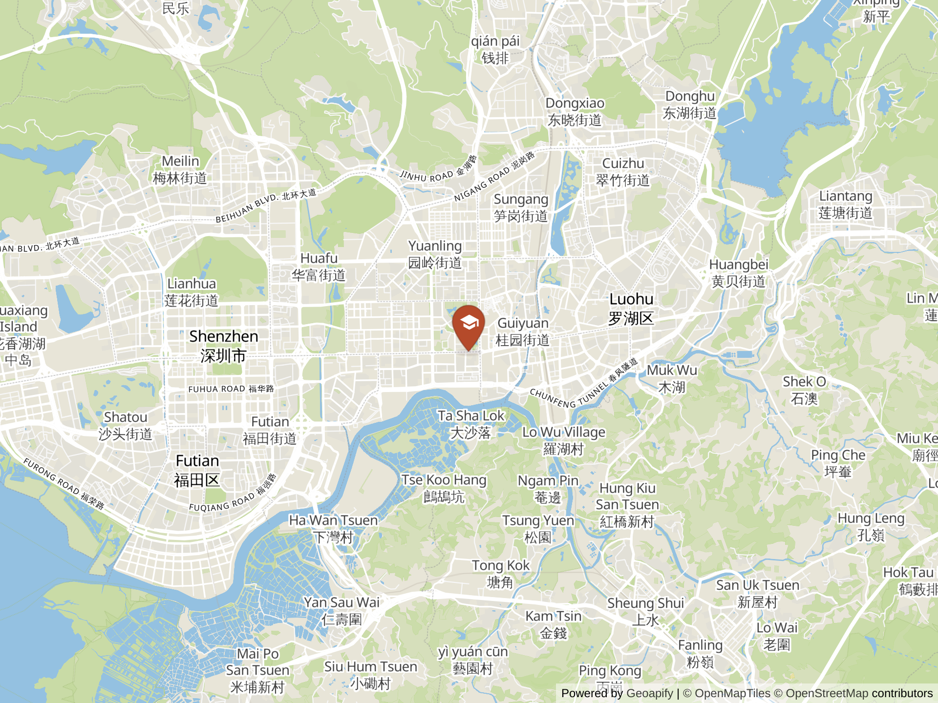 Map of Green Oasis School
