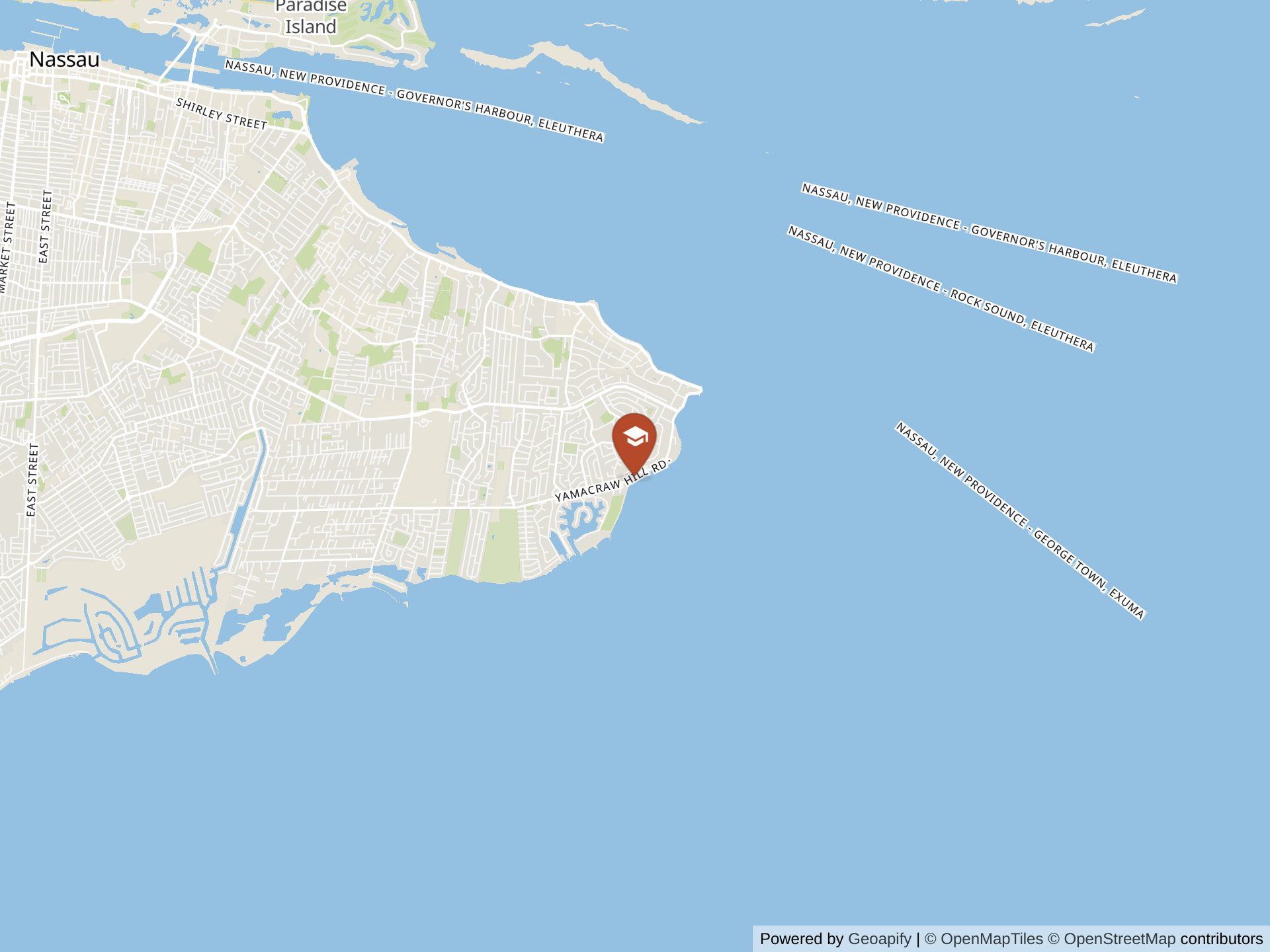 Map of St Andrew's International School