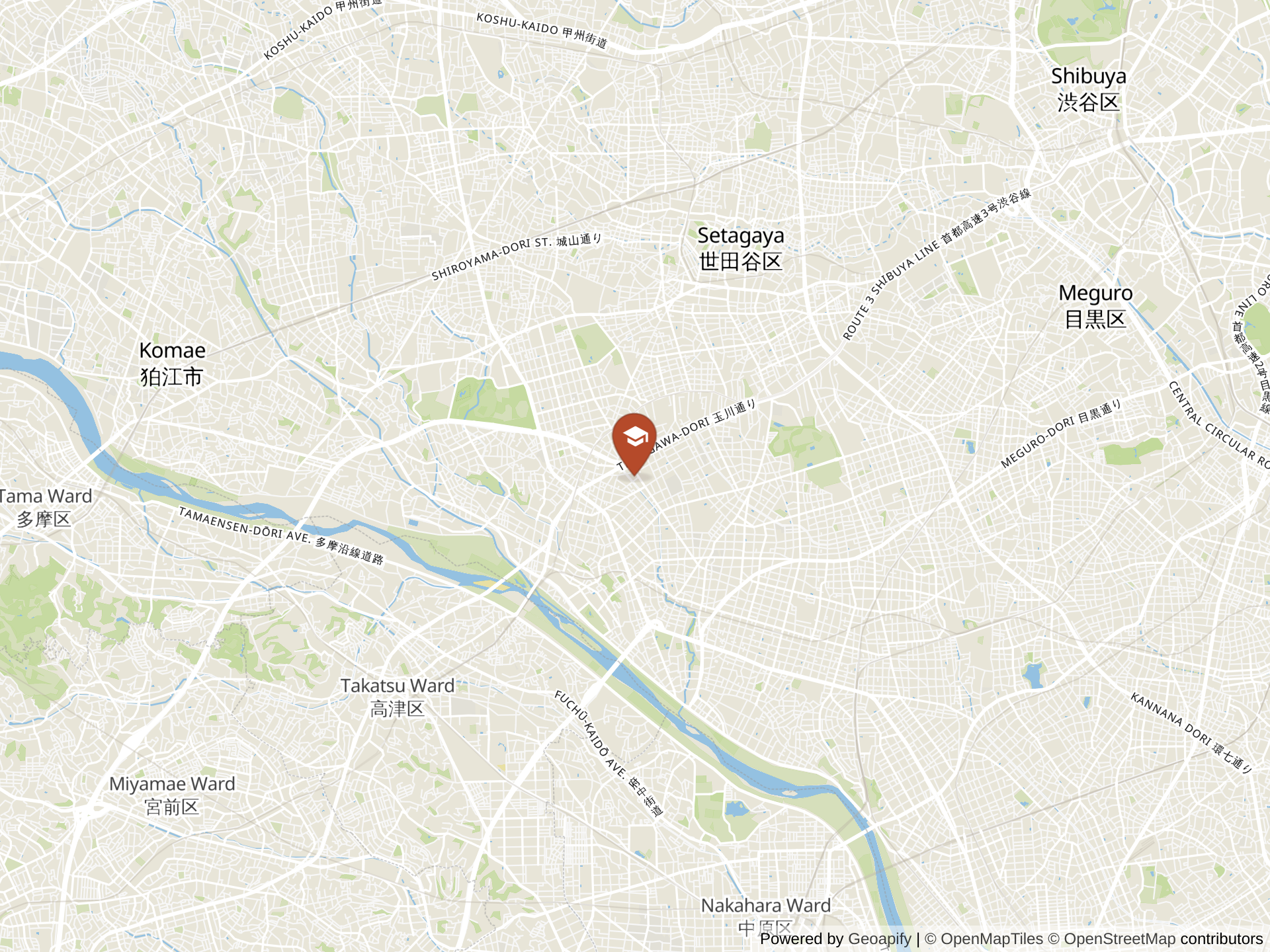 Map of Seisen International School
