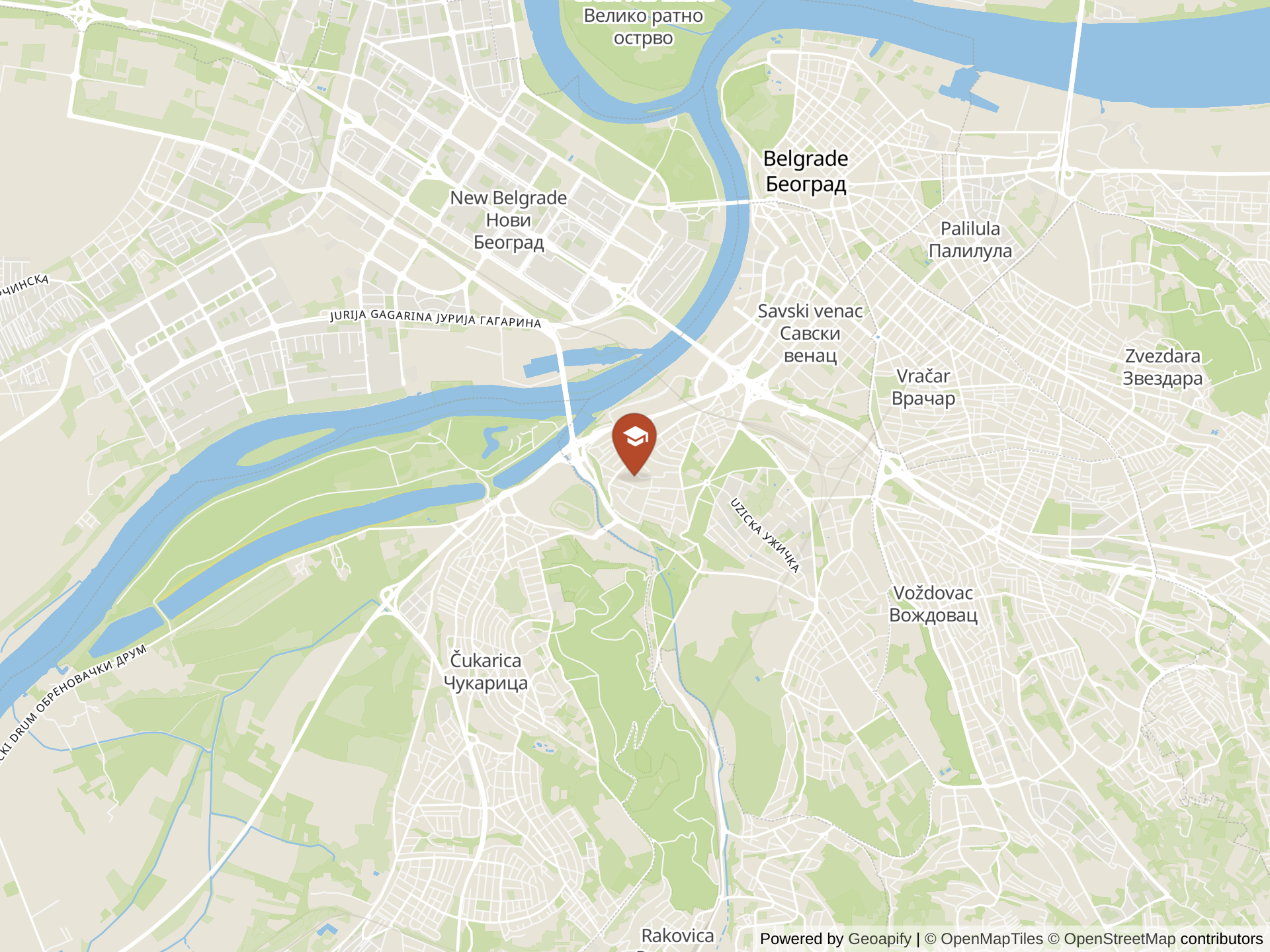 International School of Belgrade地图