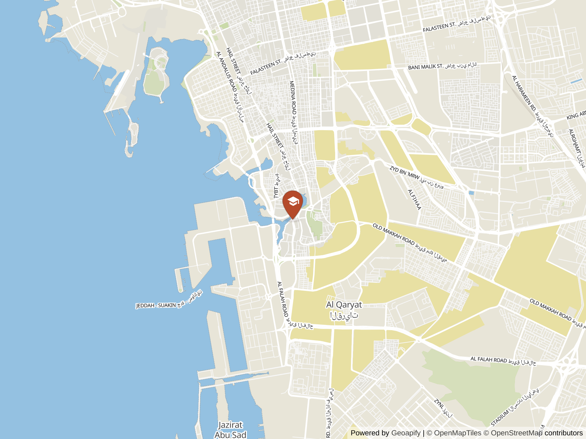 Map of Jeddah Knowledge International School