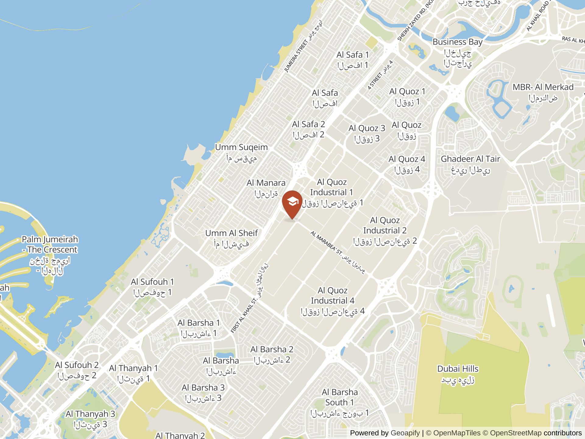 Map of GEMS International School - Al Khail