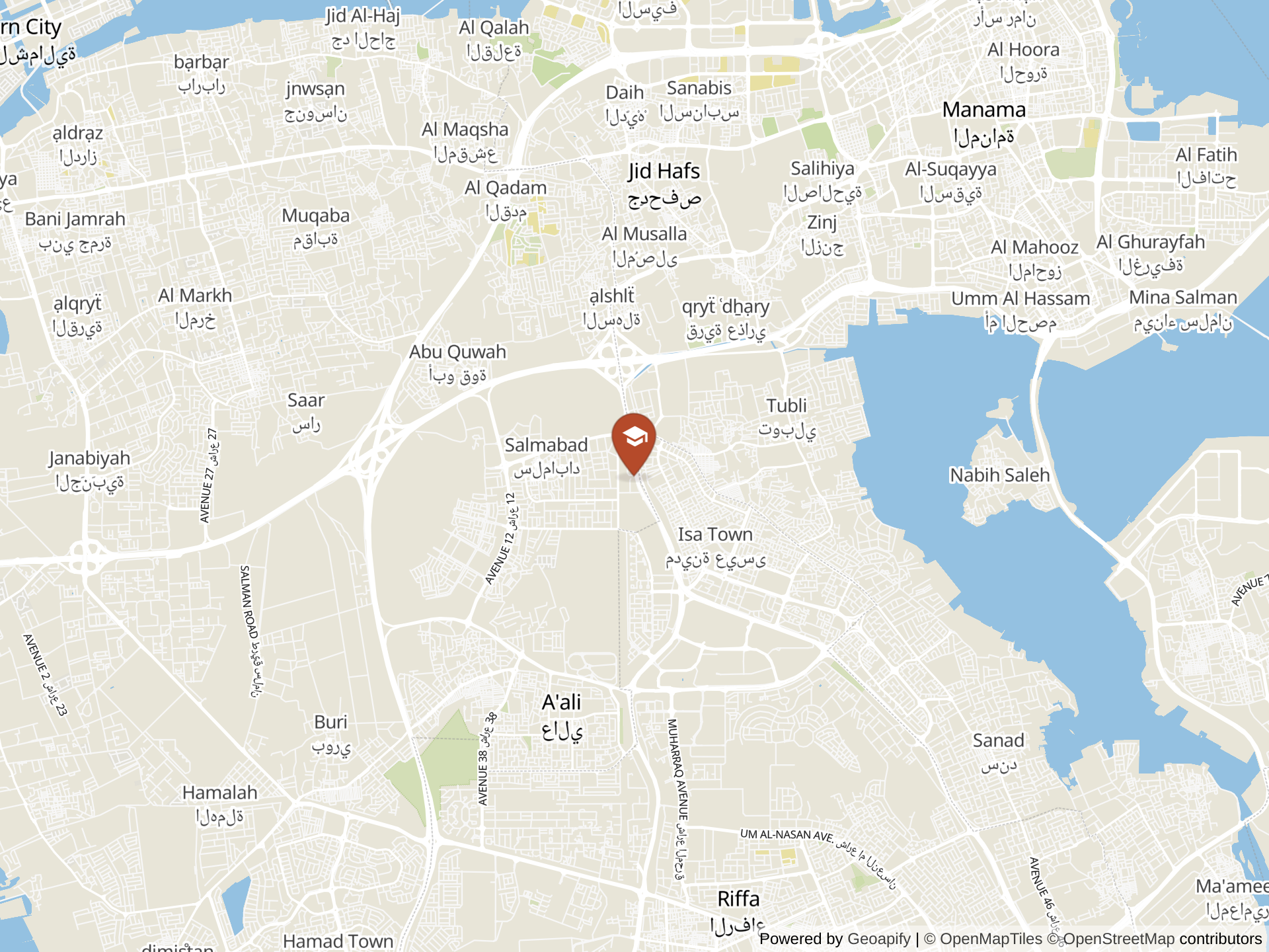 Map of Britus International School