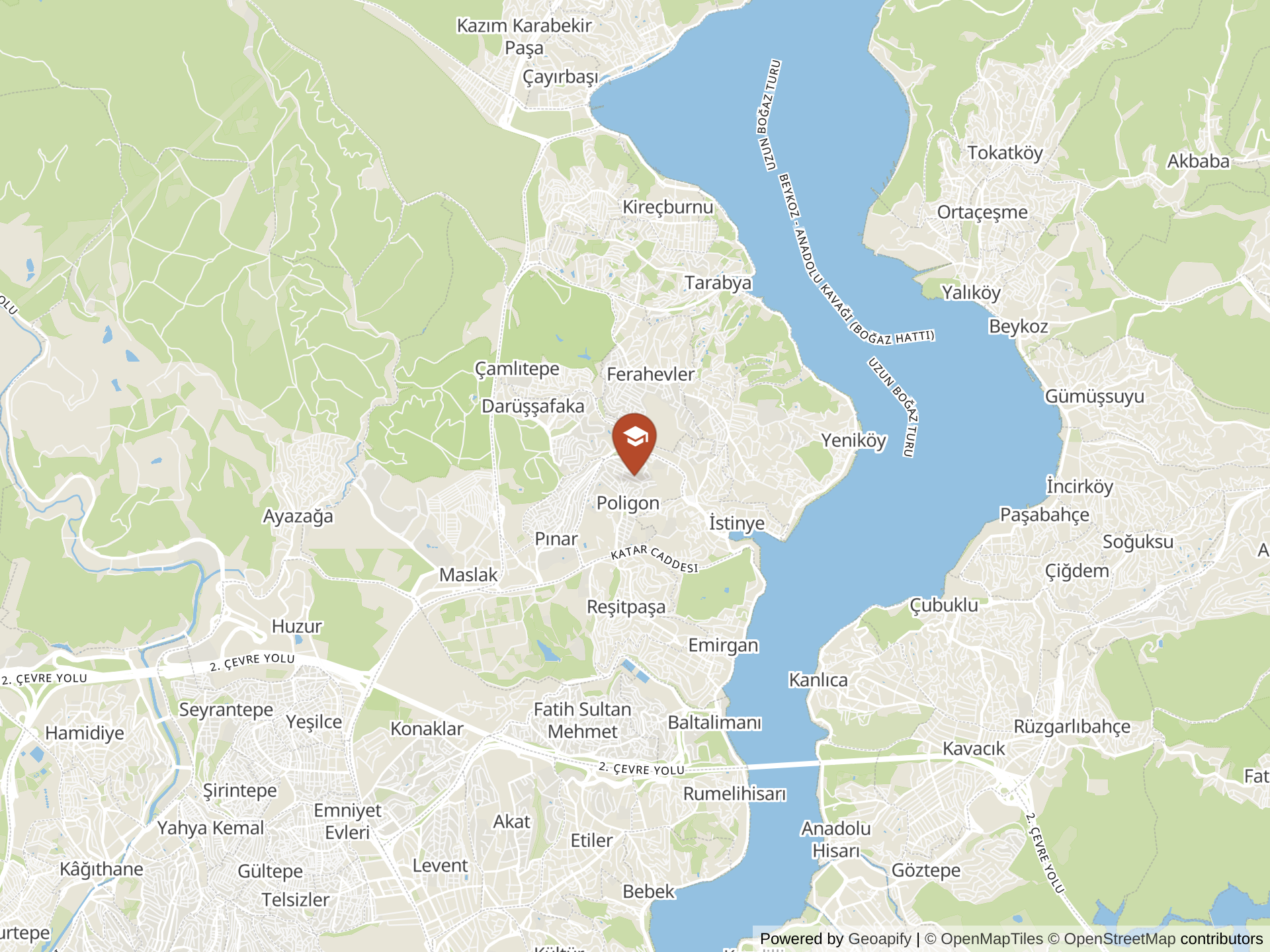 Map of Enka Schools