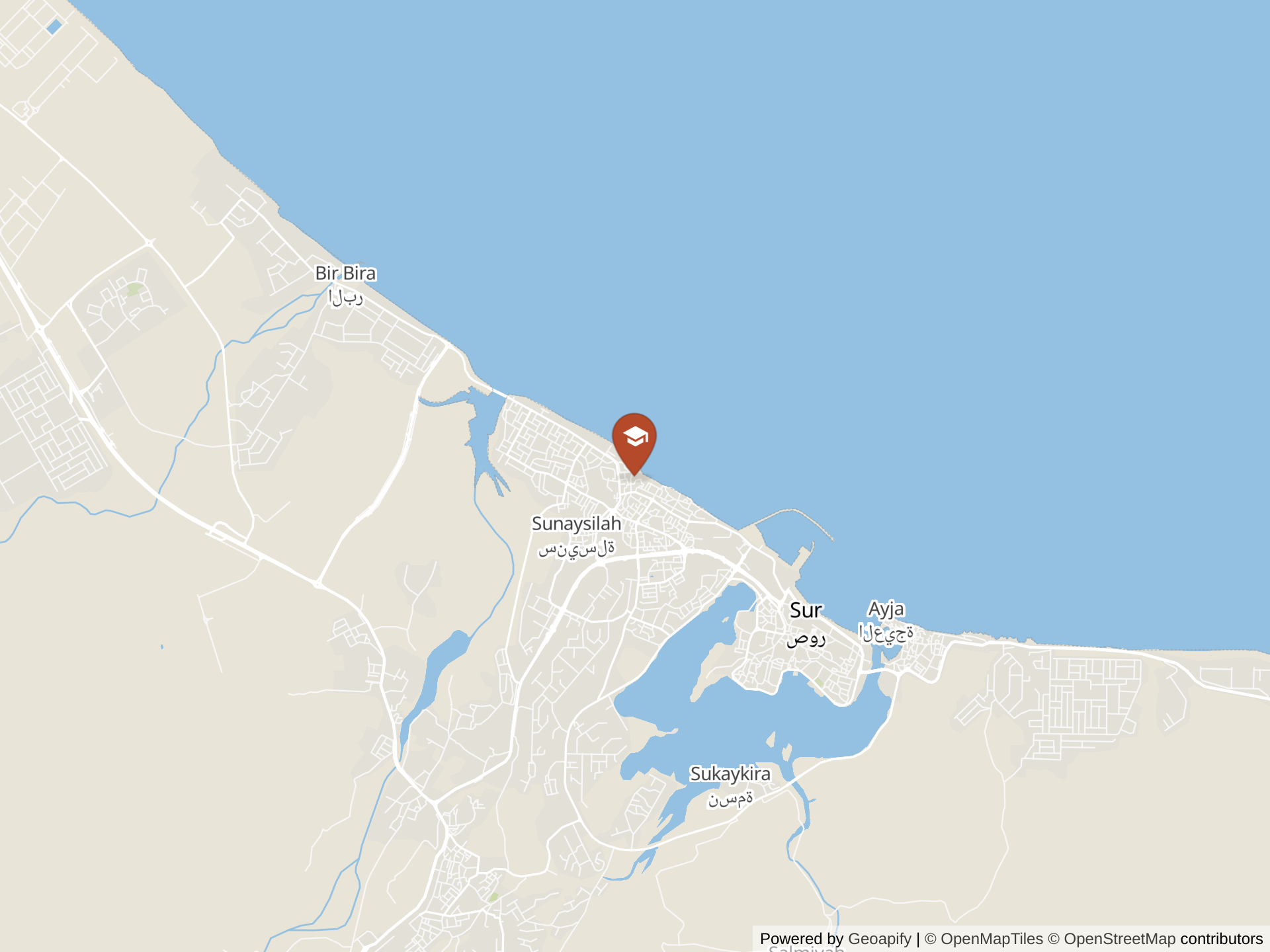 Map of Hay Al Sharooq International School