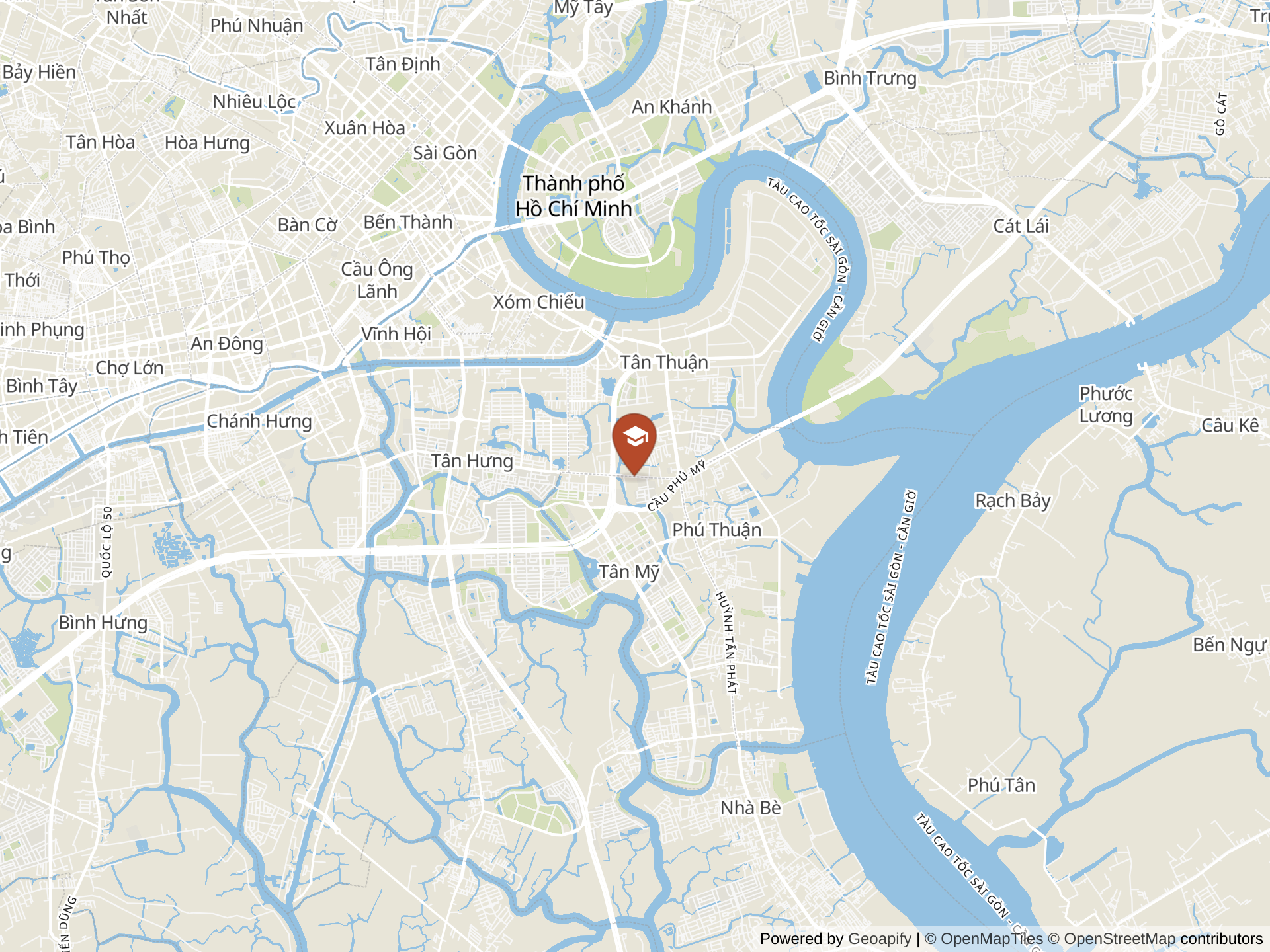 Map of Renaissance International School Saigon