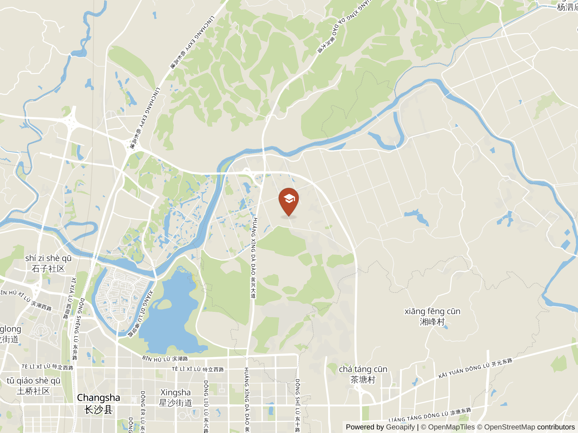 Map of Changsha WES Academy