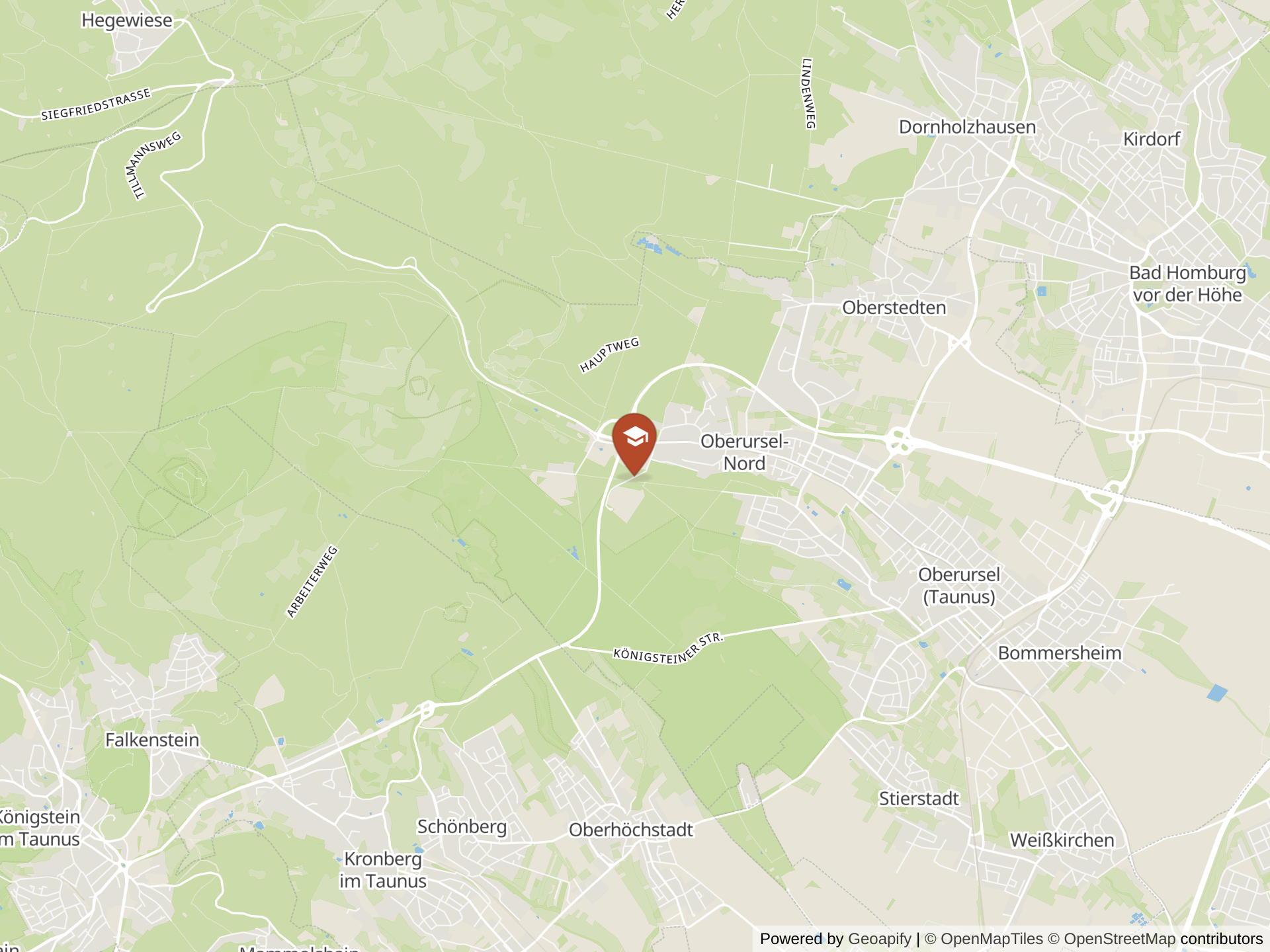 Frankfurt International Schoolの地図