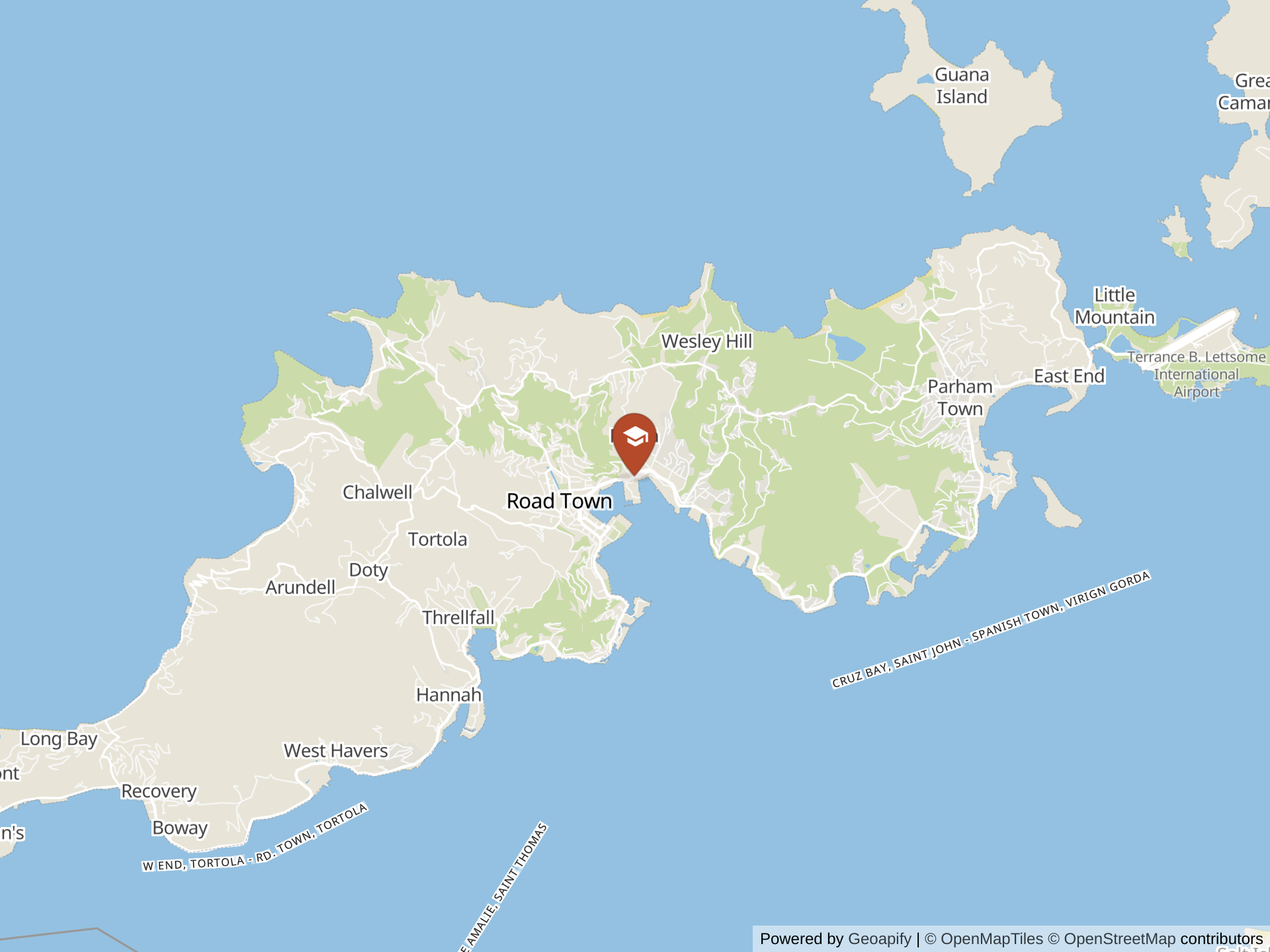 Map of Cedar International School