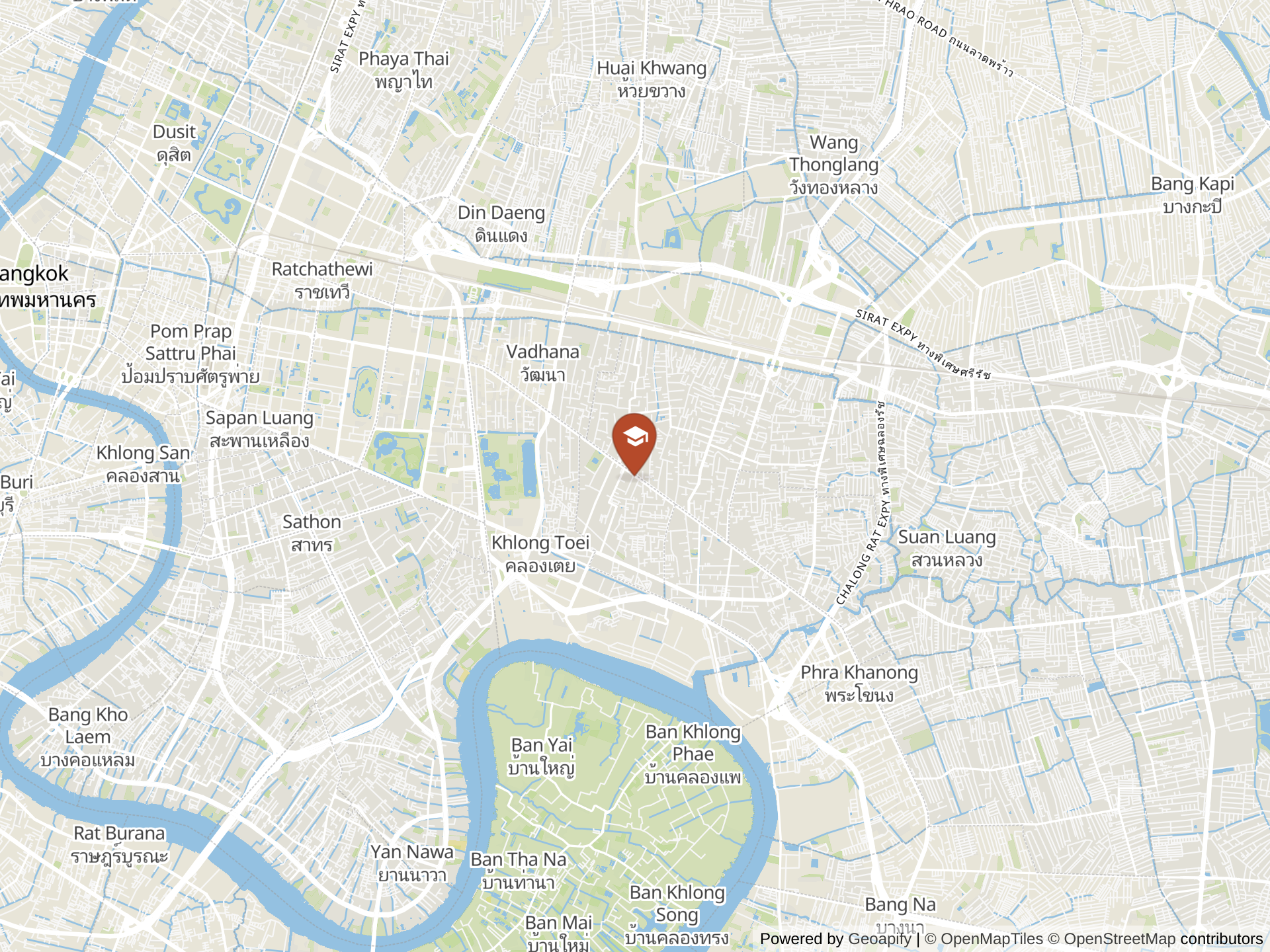 Map of The Early Learning Centre International School, City School