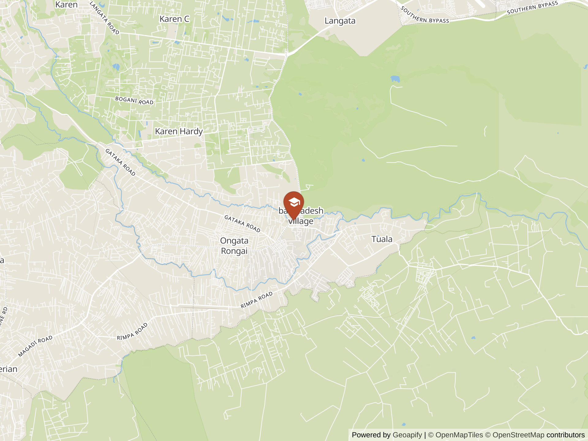 Map of Brookhouse School