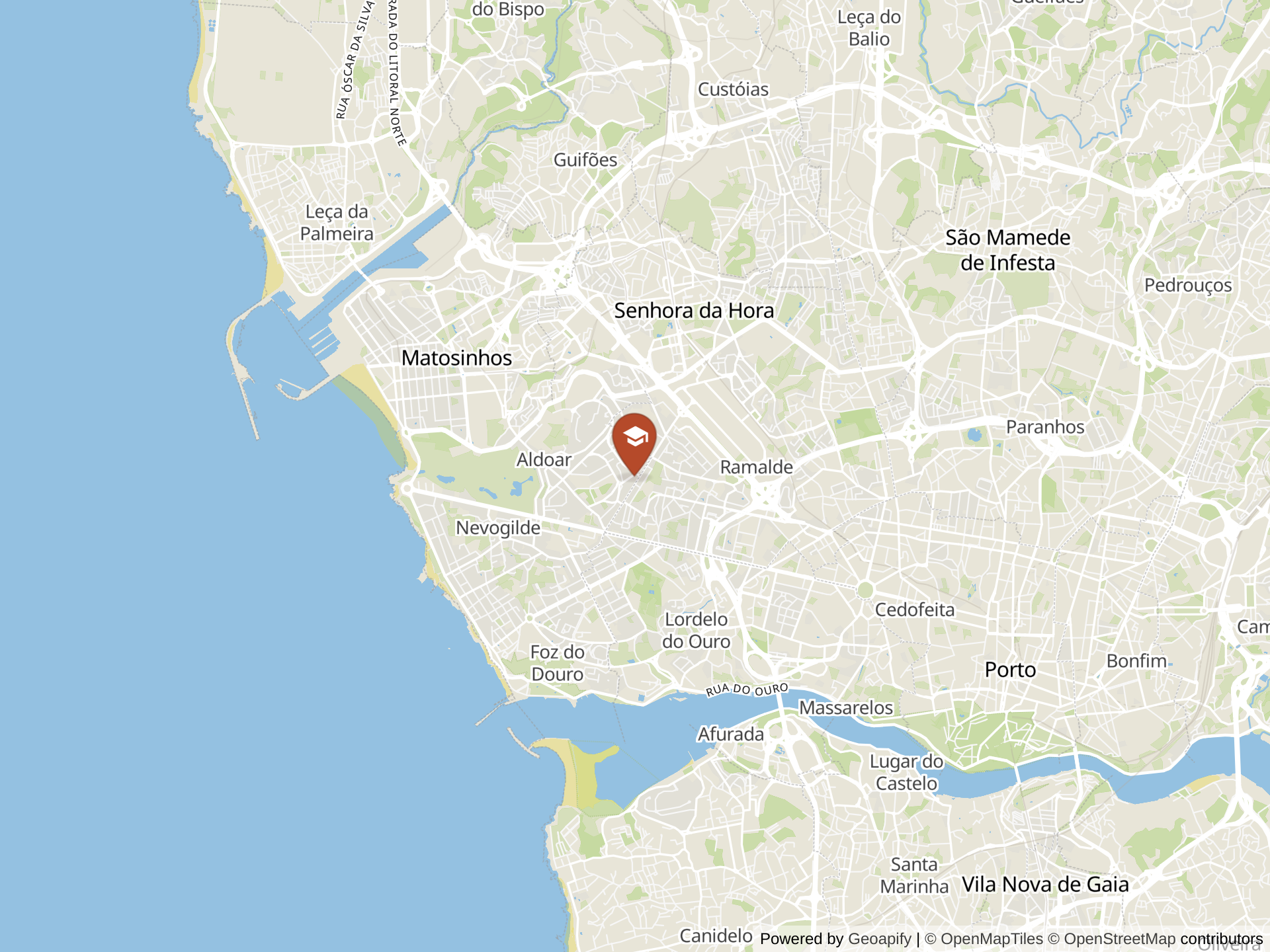 Map of CLIP Colegio Luso-Internacional Do Porto