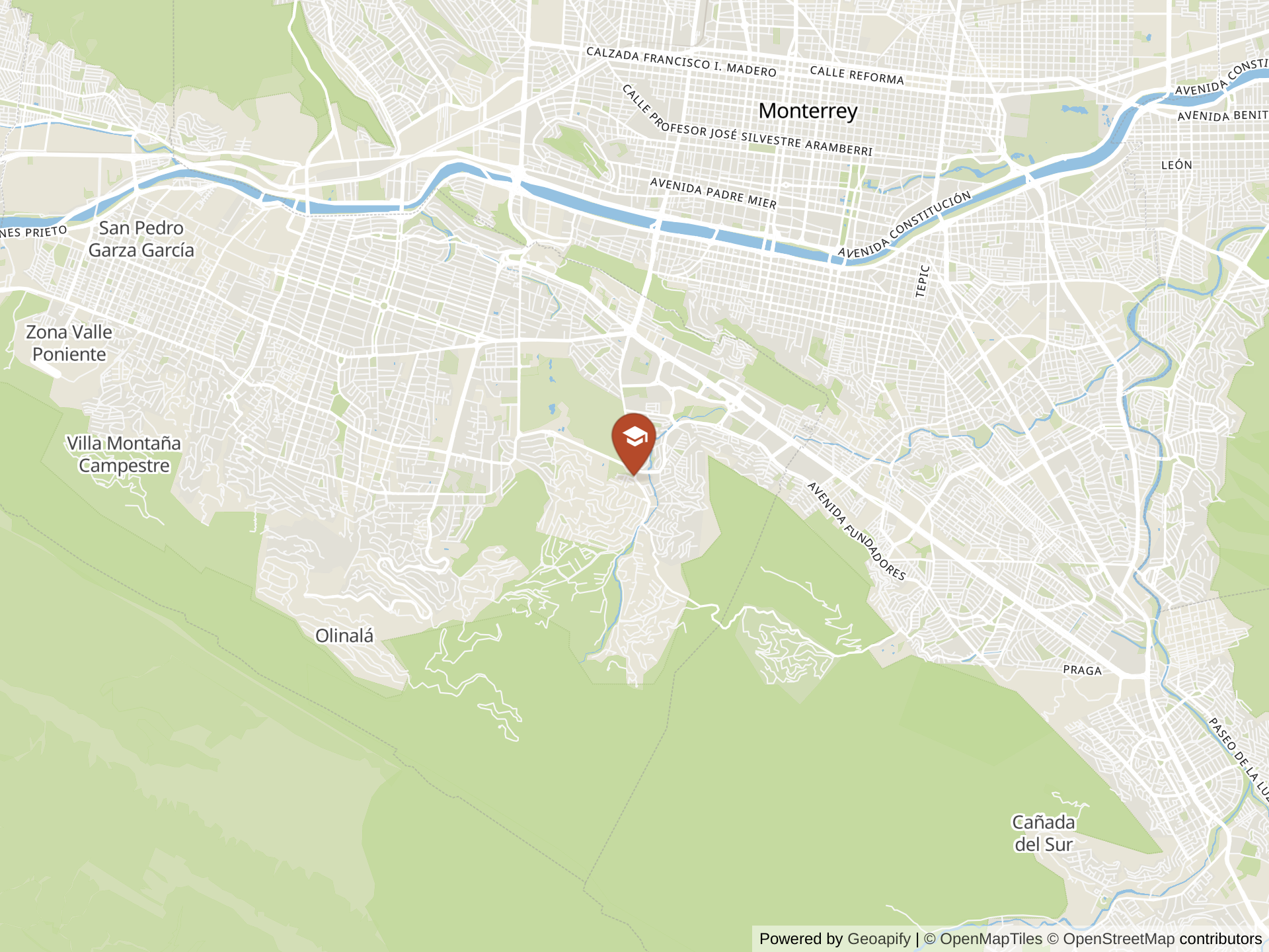 Map of Colegio Inglés