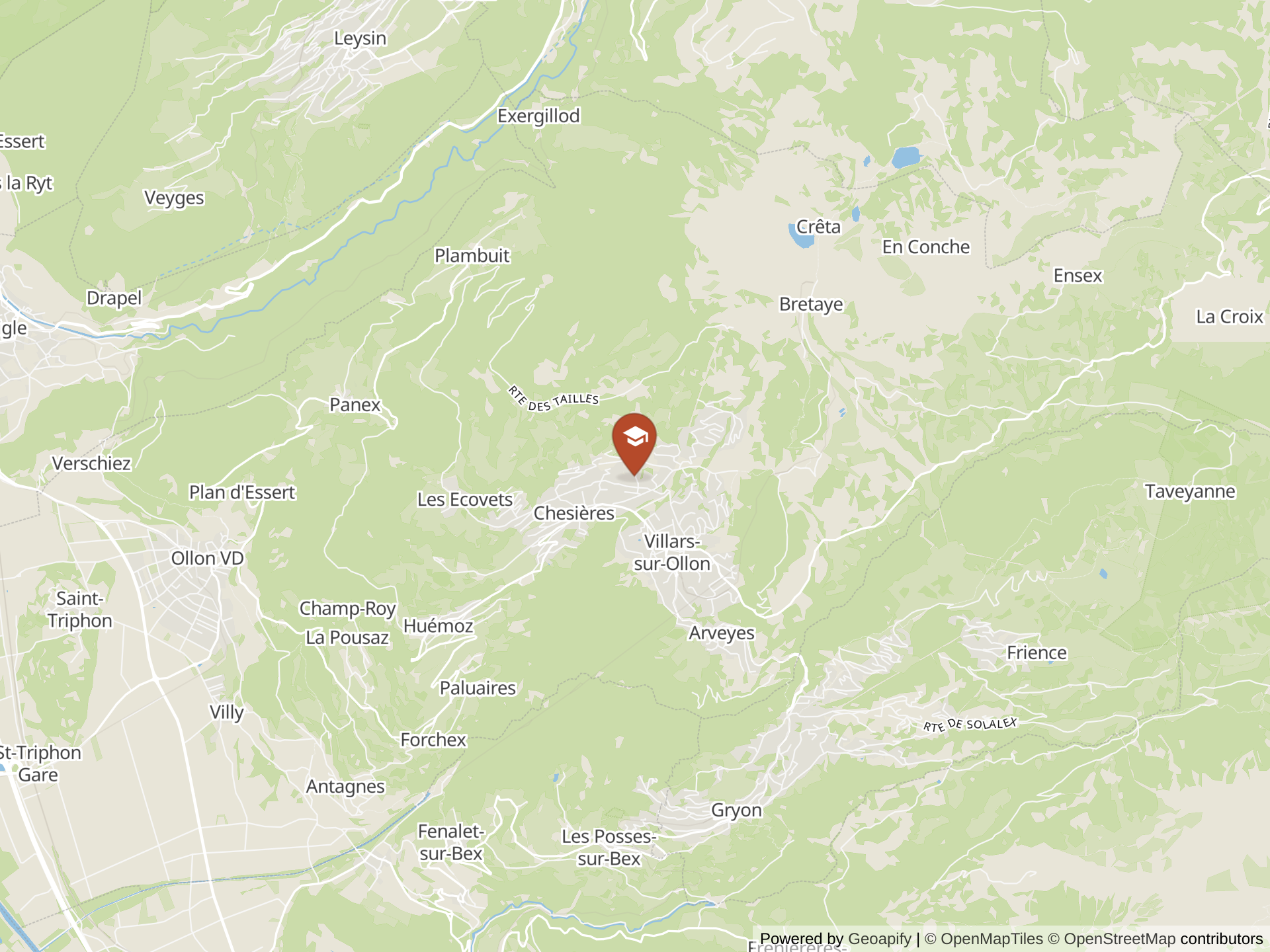 Map of La Garenne International School