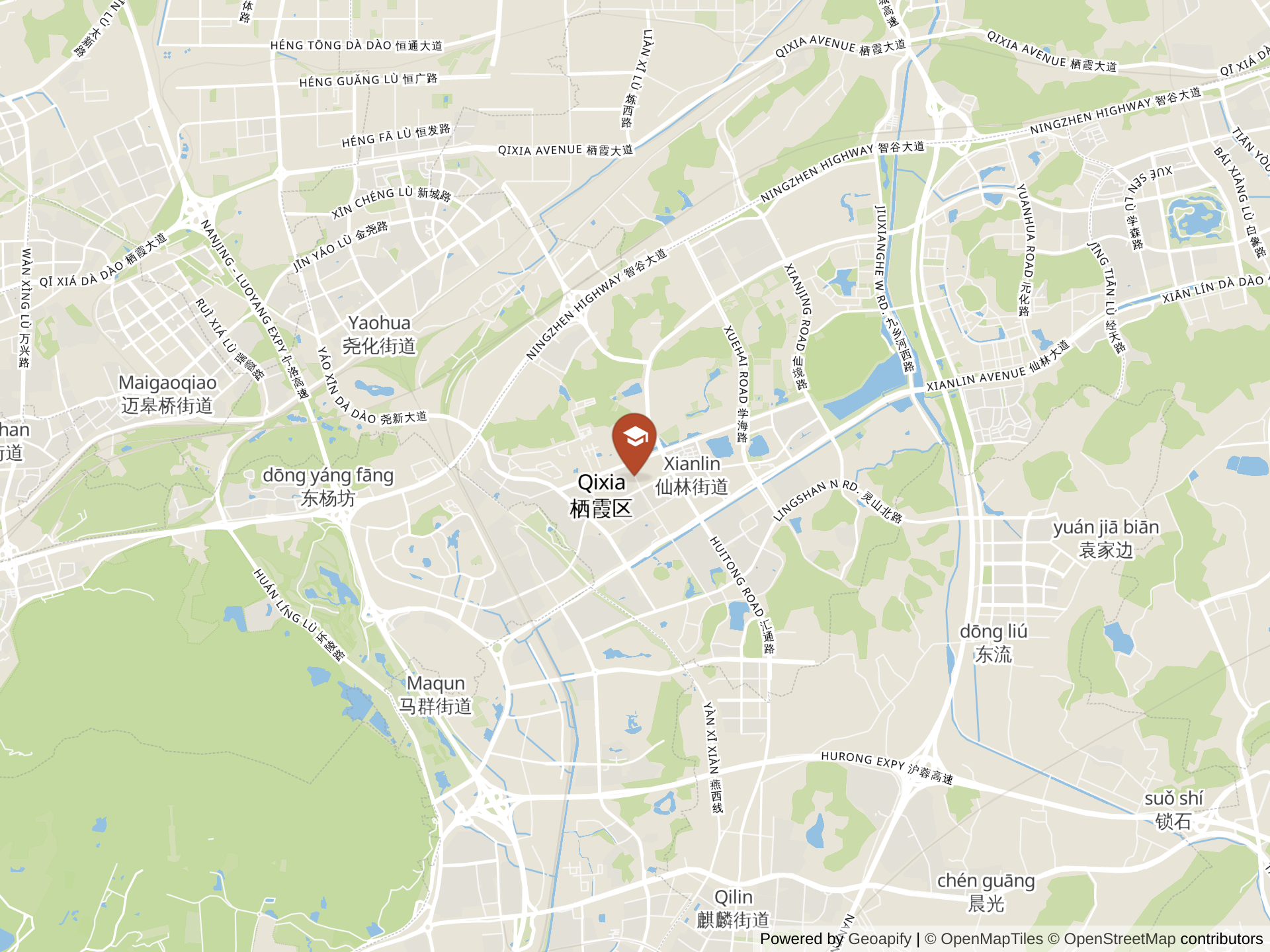 Map of Nanjing International School