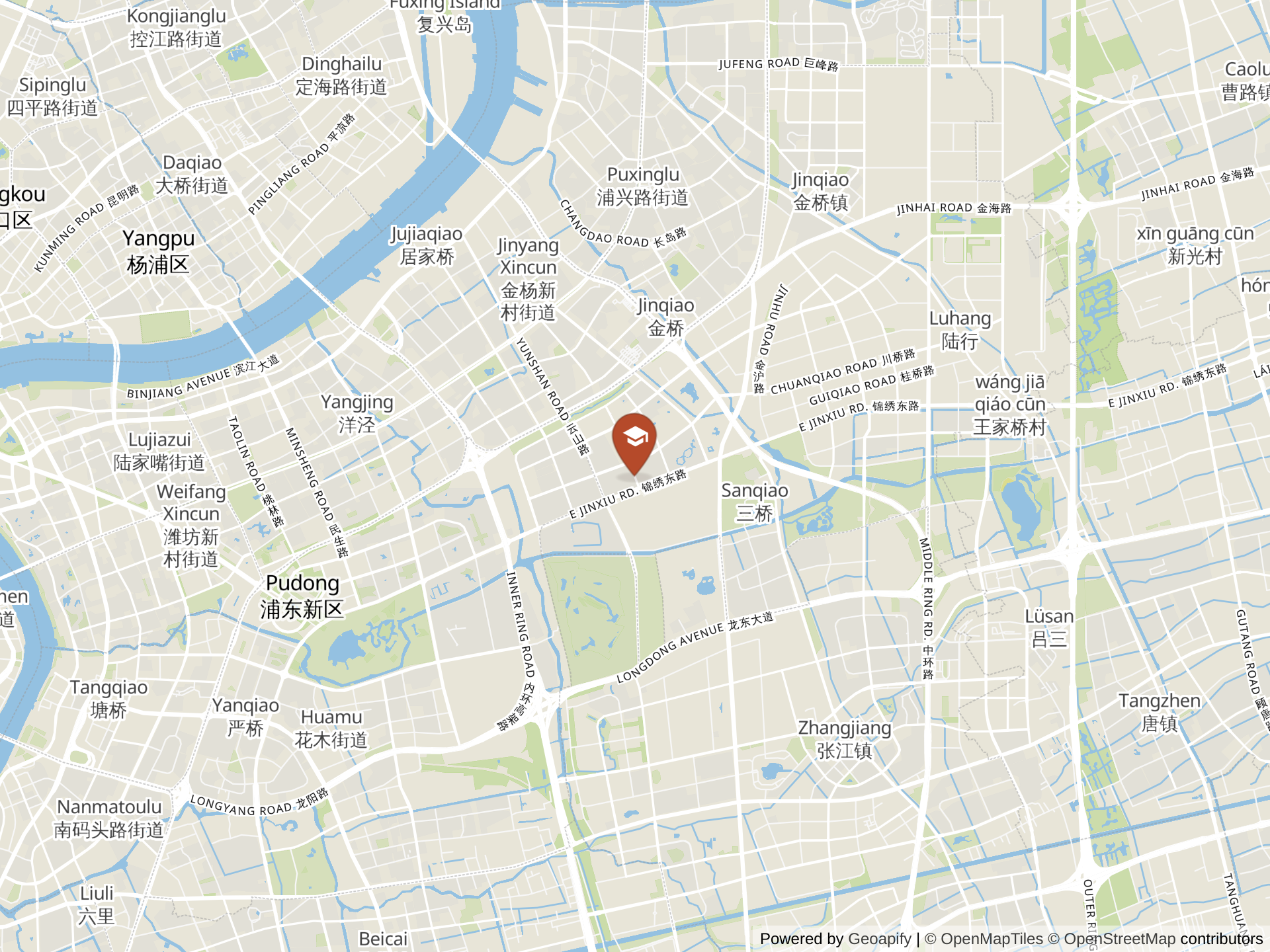 Map of Dulwich College Shanghai Pudong