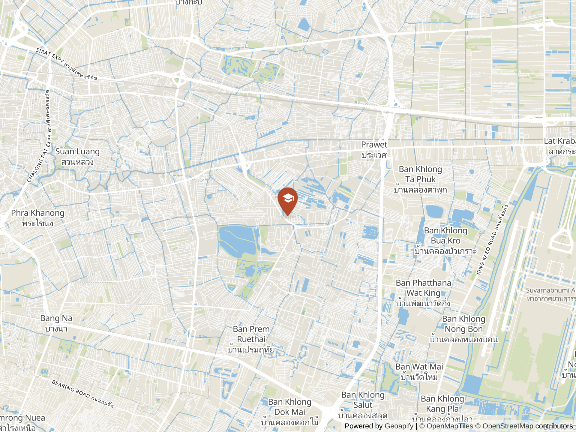 Map of Charter International School