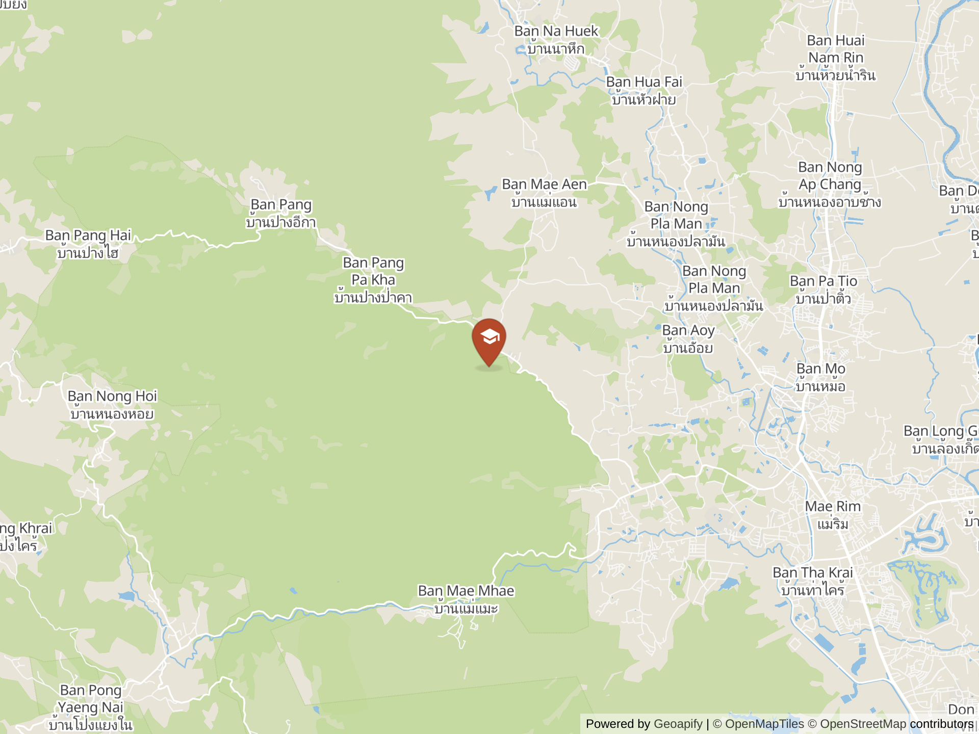Map of PTIS International School
