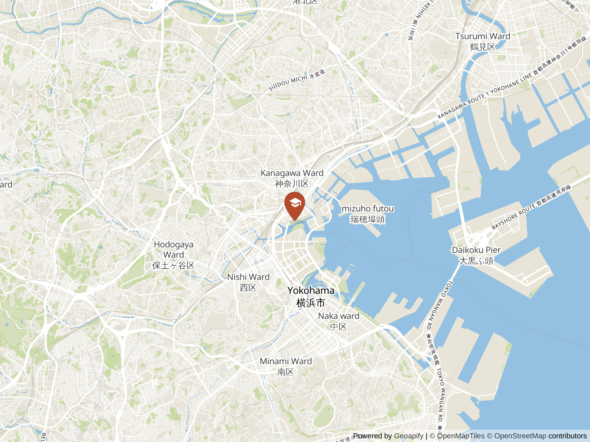 Map of Horizon Japan International School