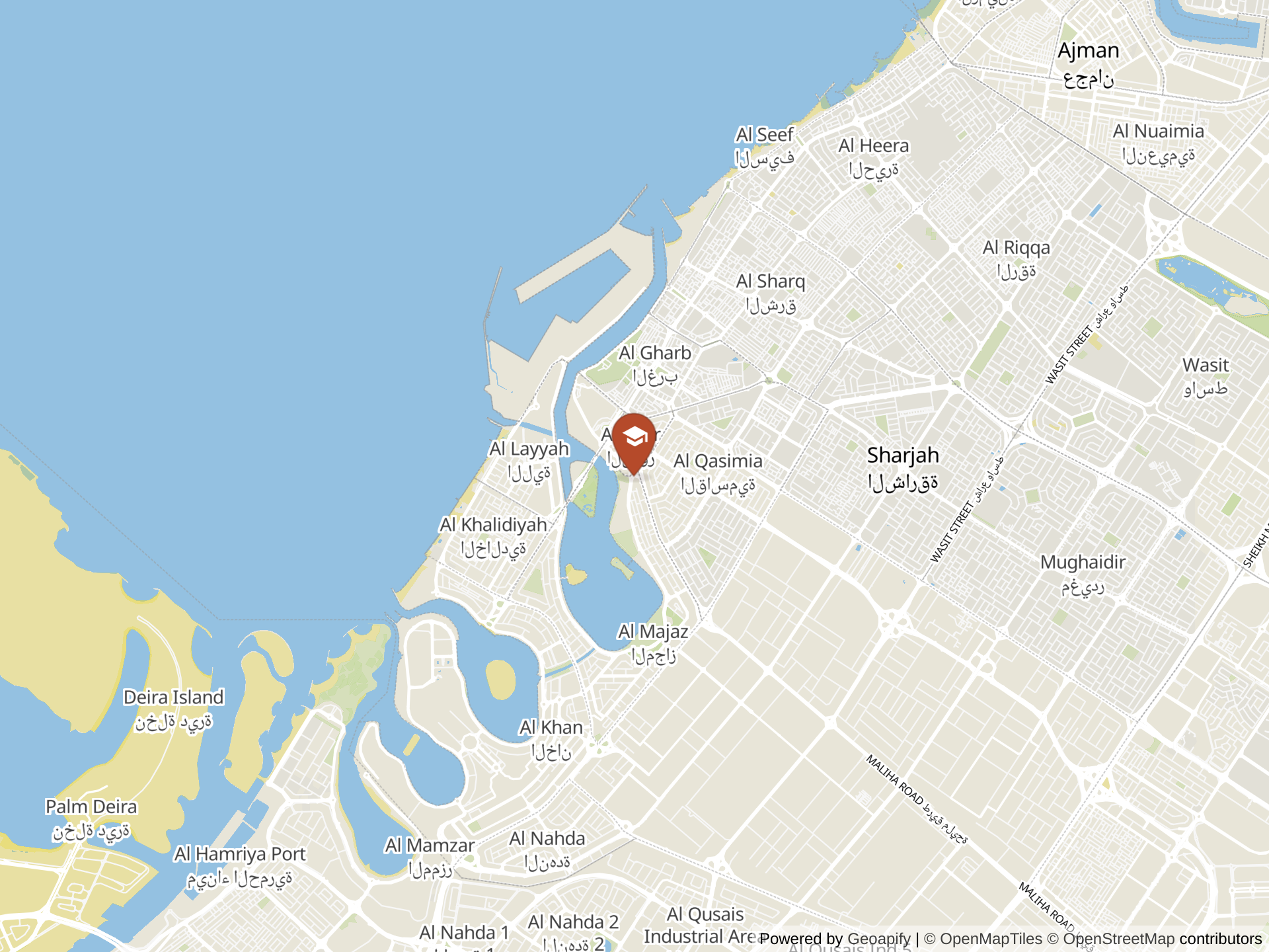 Map of Providence English Private School